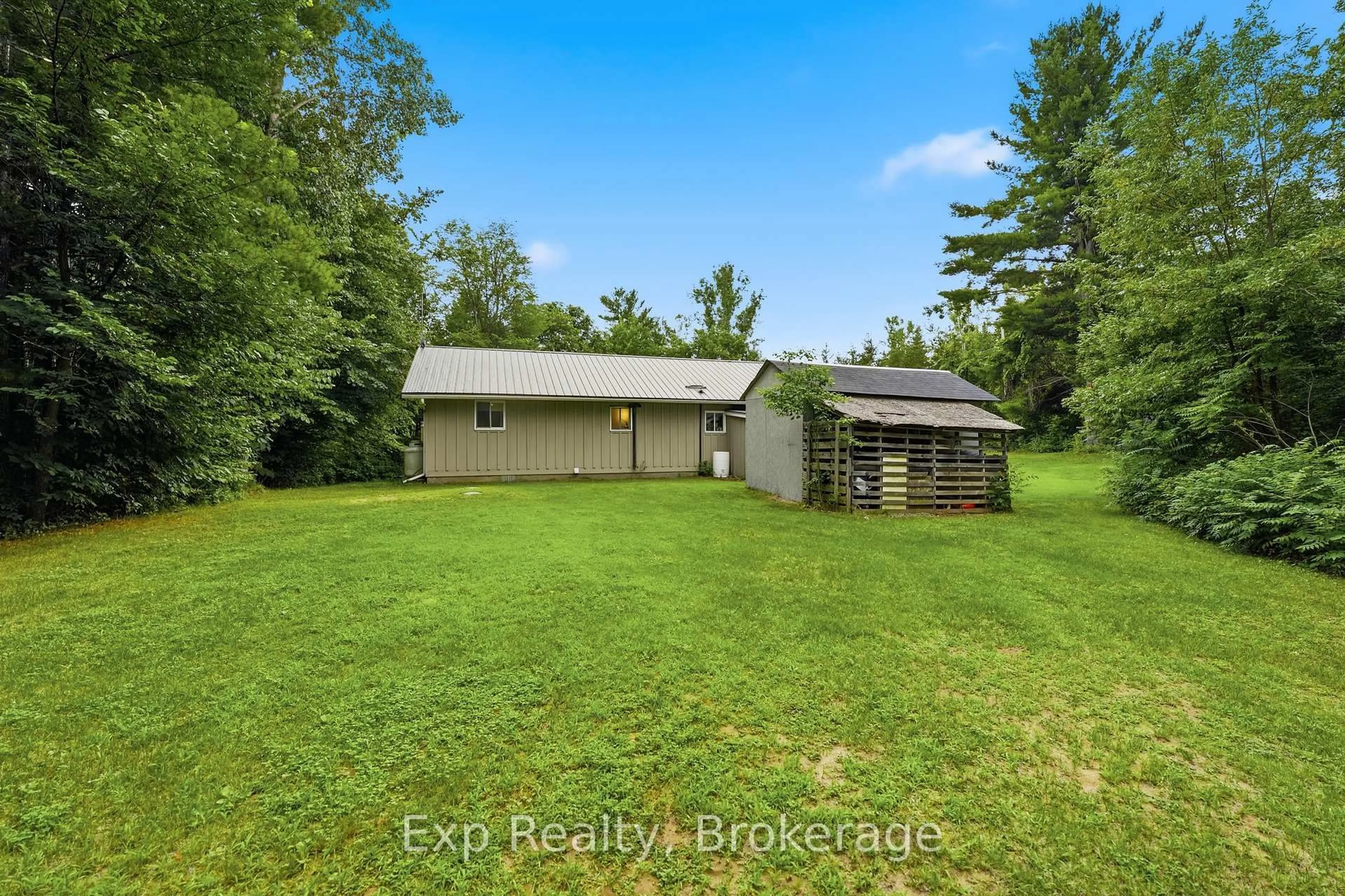 A pic from outside/outdoor area/front of a property/back of a property/a pic from drone, water/lake/river/ocean view for 276 Woodcock's Mills Rd, Tamworth Ontario K0K 3G0