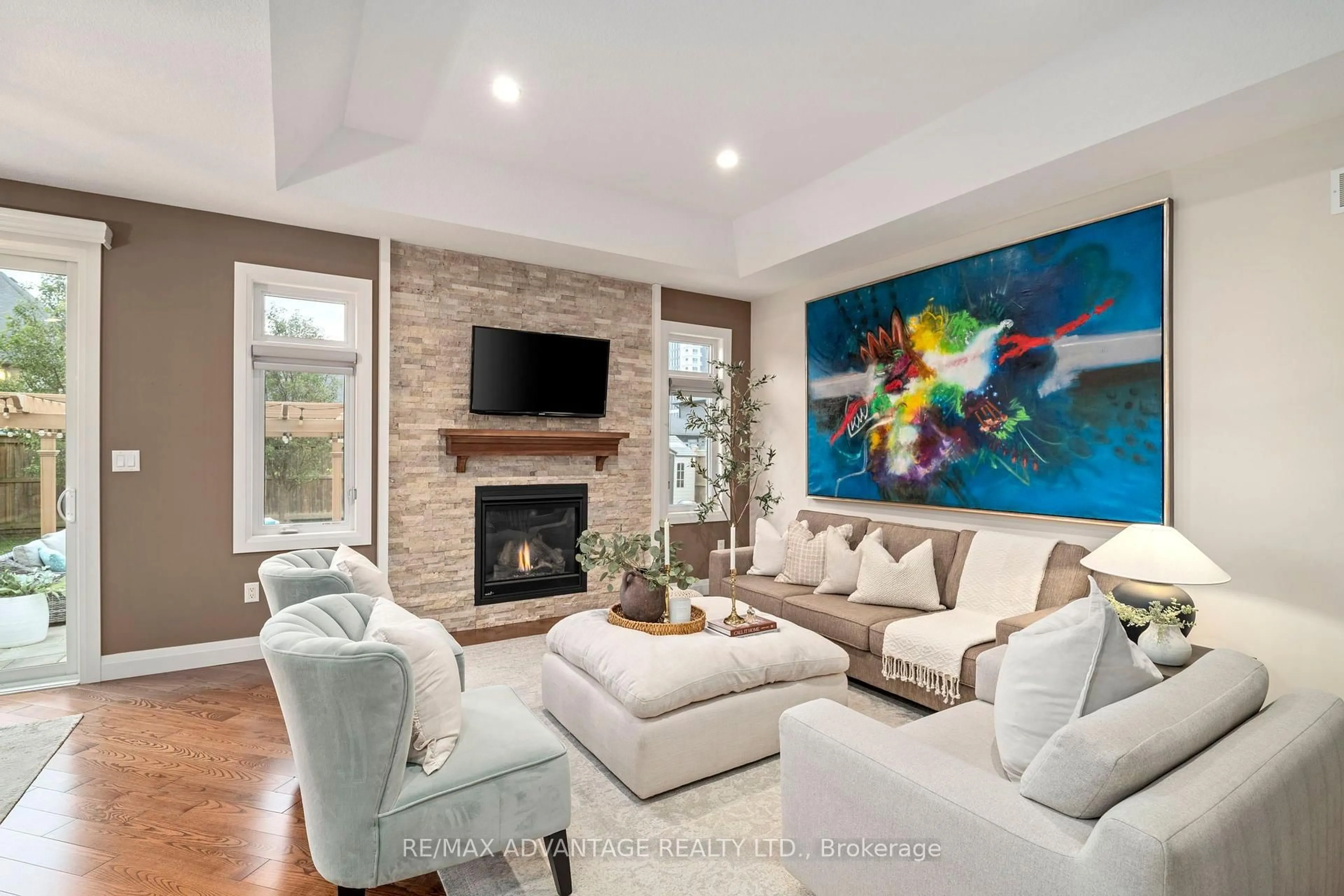 Living room with furniture, unknown for 773 Hickorystick Key, London North Ontario N6G 0M9