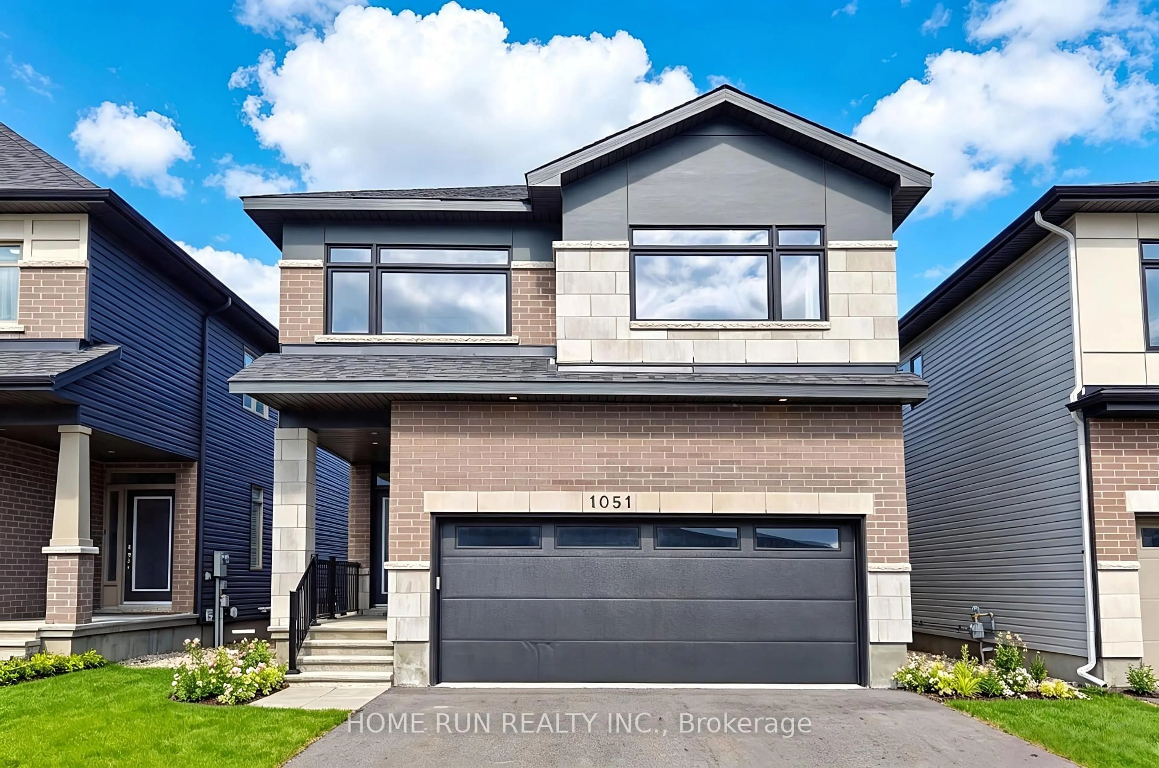 Home with brick exterior material, street for 1051 HYDRANGEA Ave, Ottawa Ontario K4M 0L5