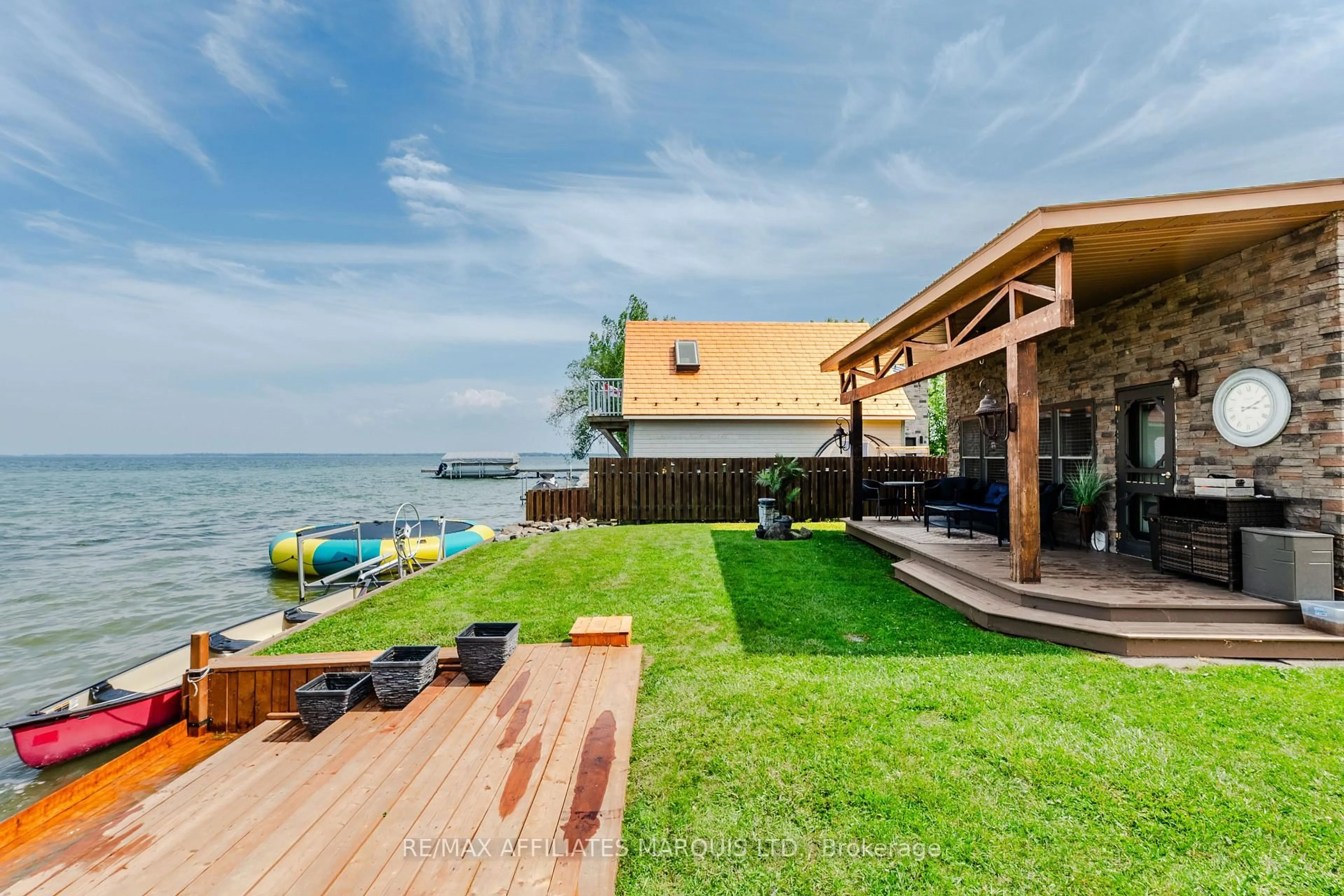 Patio, water/lake/river/ocean view for 6247 167th Ave, South Glengarry Ontario K0C 1E0