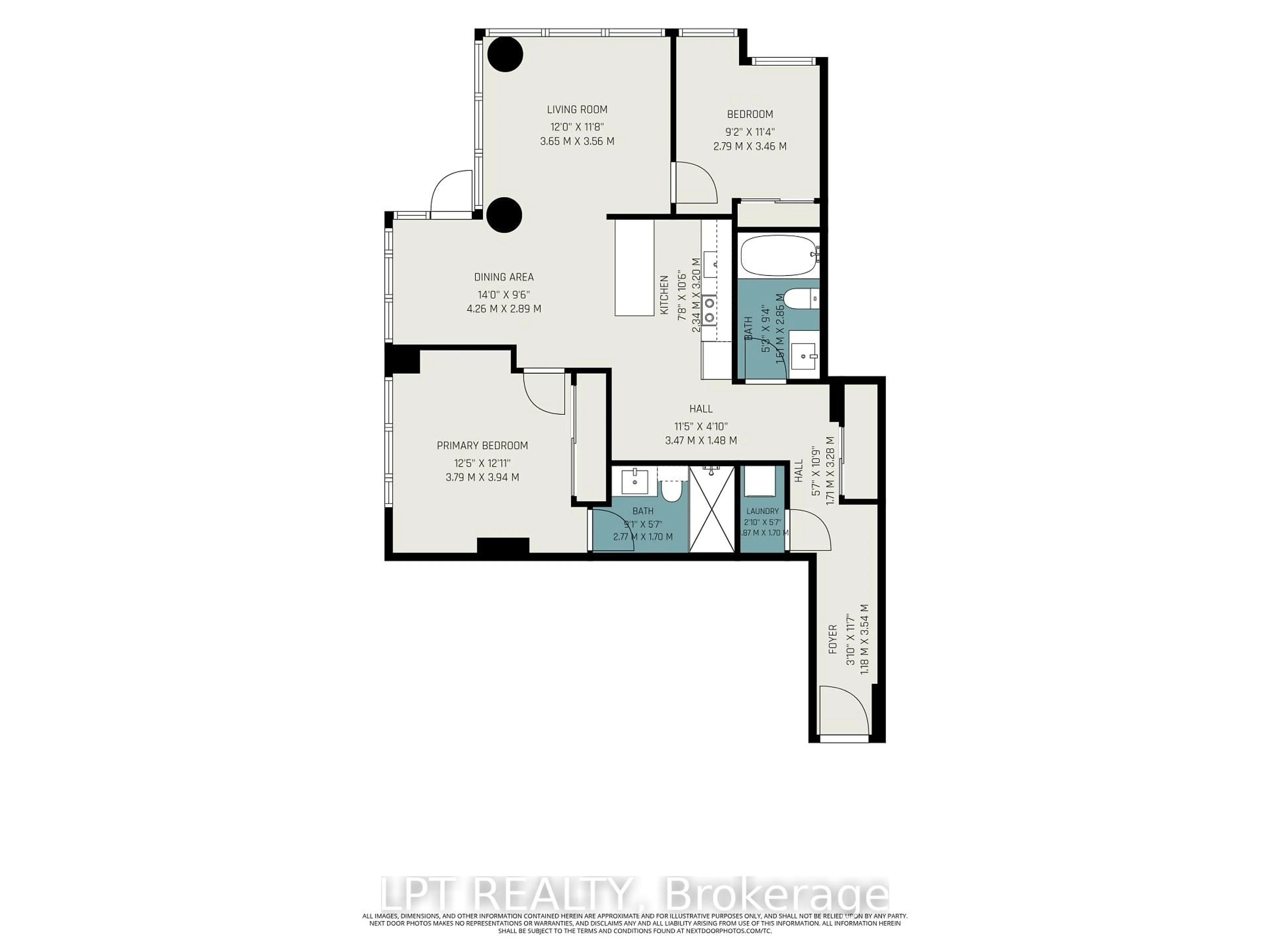 Floor plan for 88 Richmond Rd #512, Ottawa Ontario K1Z 0B1