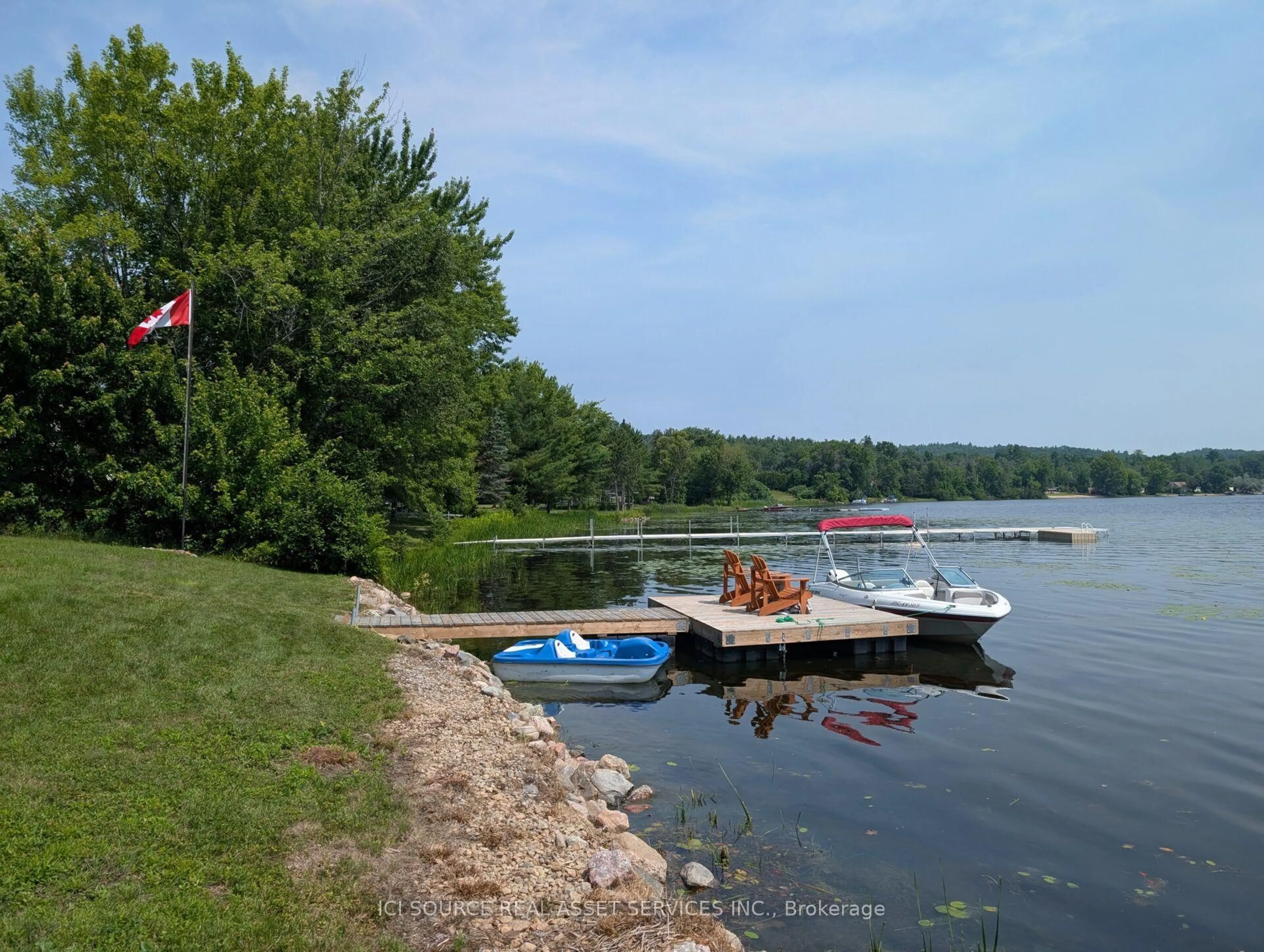 Patio, water/lake/river/ocean view for 47 Mundts Bay Lane, Golden Lake Ontario K0J 1X0