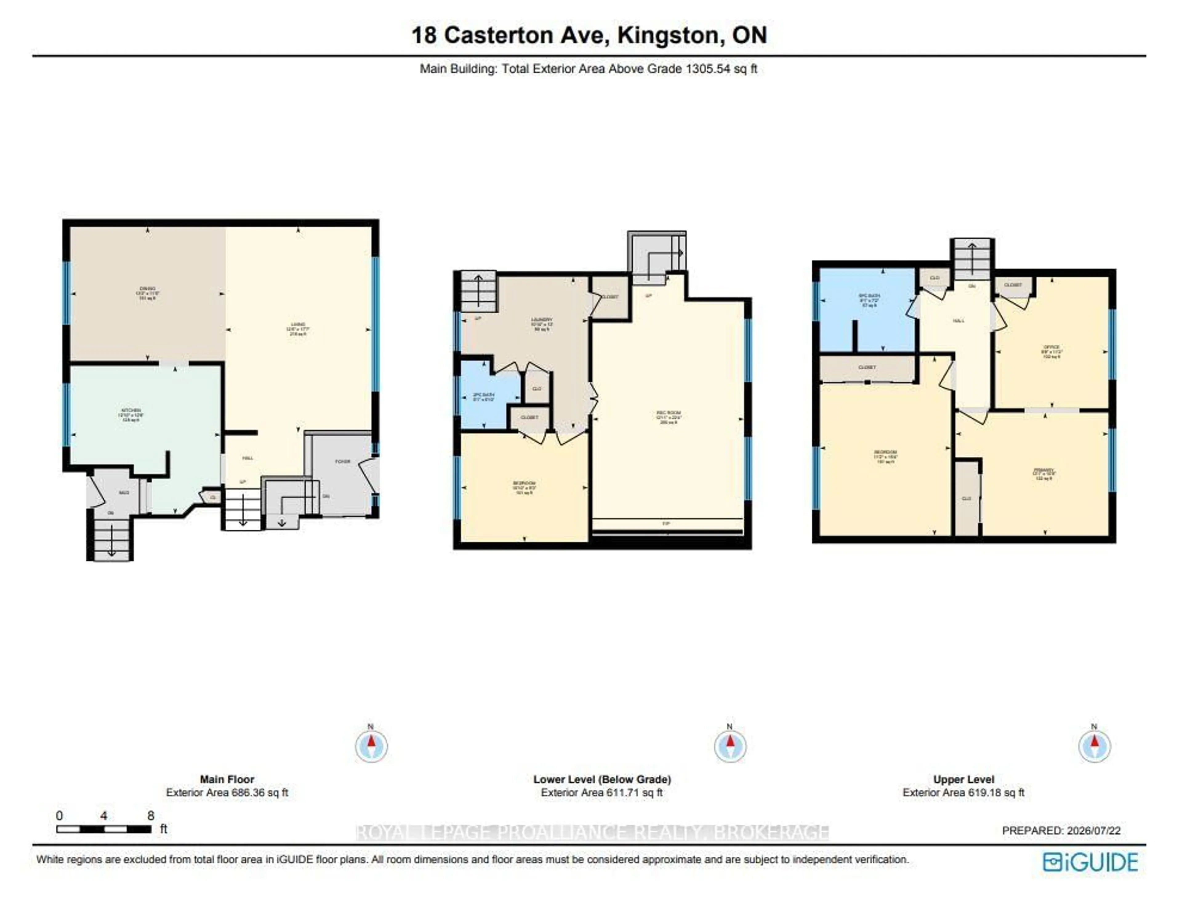 Floor plan for 18 Casterton Ave, Kingston Ontario K7M 1R5