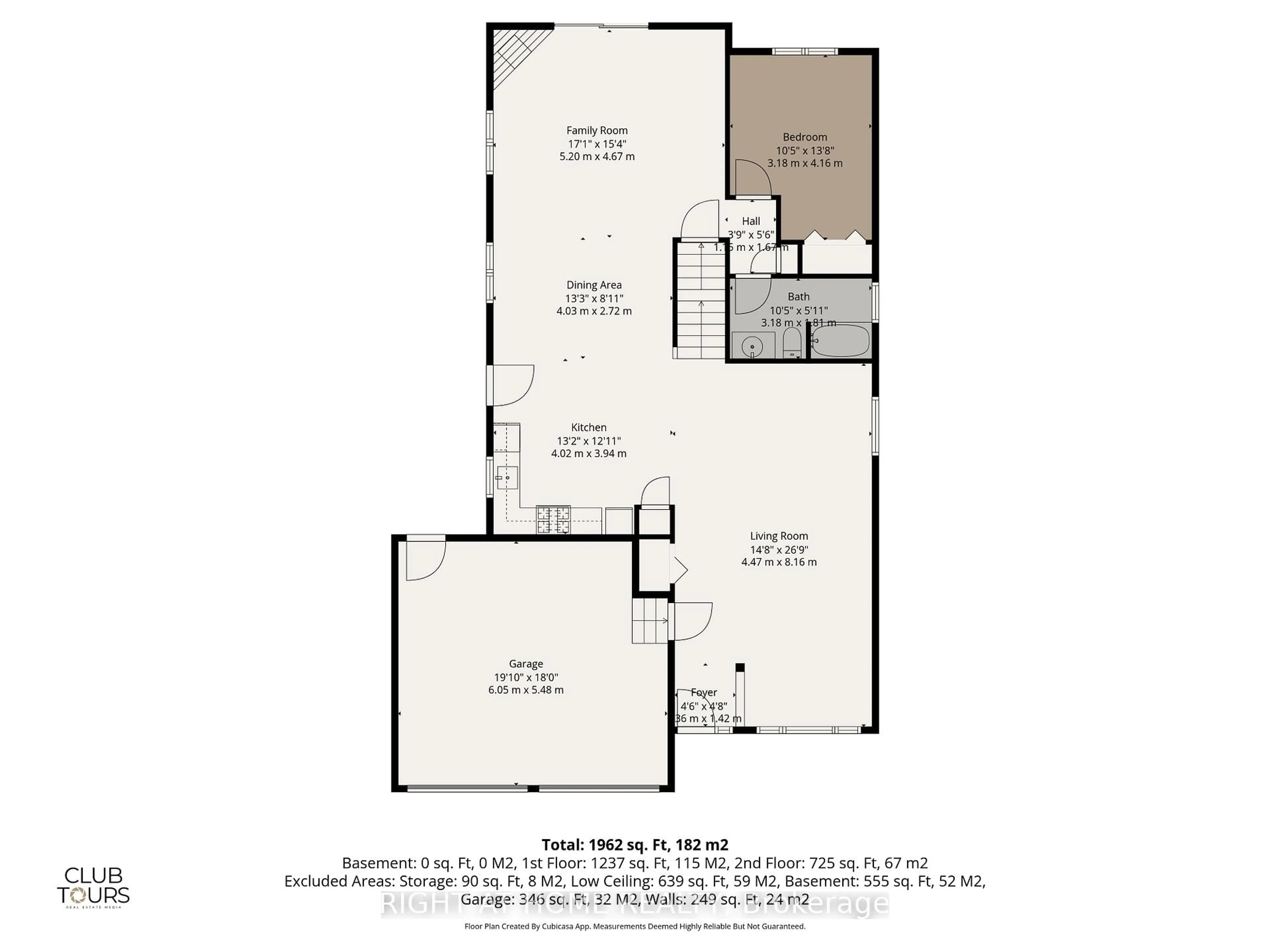 Floor plan for 210 Hawthorne Rd, London North Ontario N6G 5A2