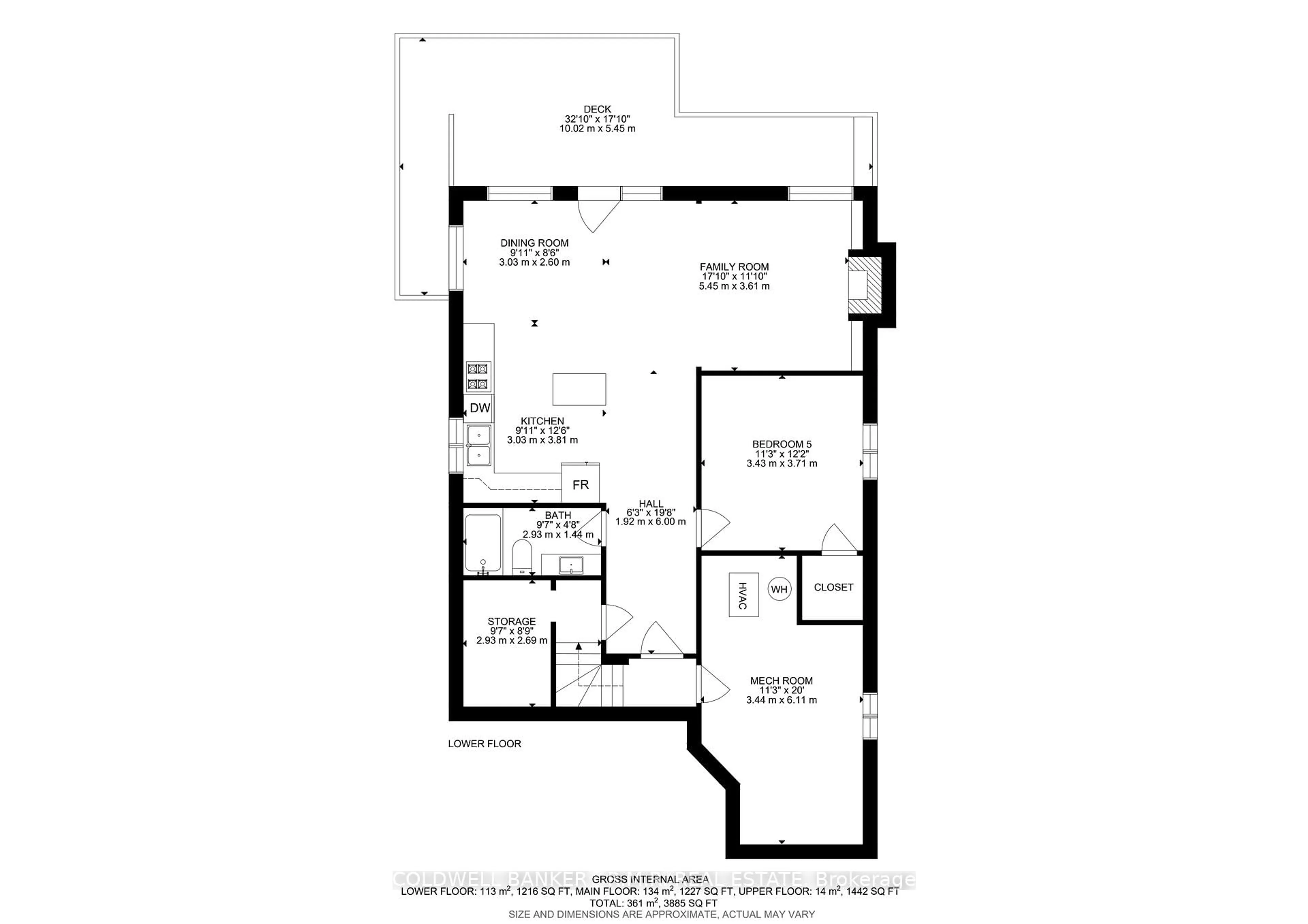Floor plan for 1294 Haggis Dr, Peterborough Ontario K9K 2S9