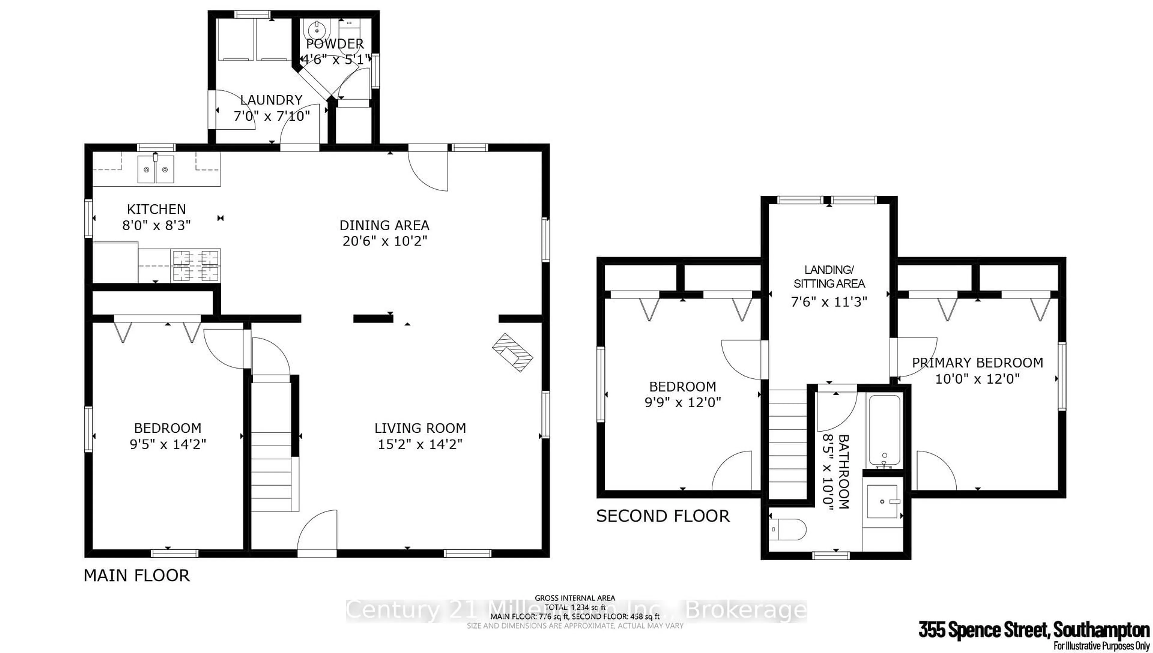 Floor plan for 355 Spence St, Saugeen Shores Ontario N0H 2L0