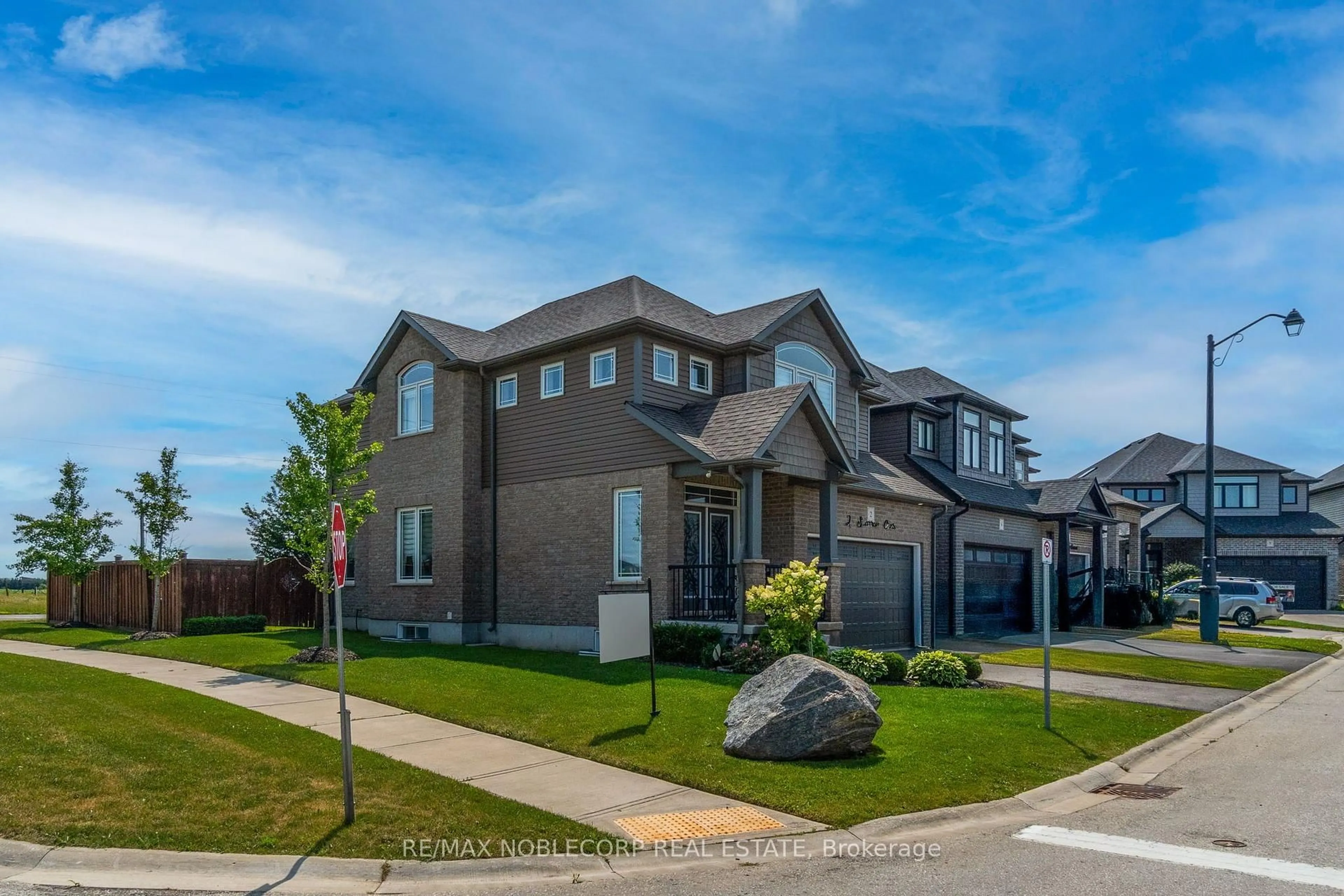 Home with brick exterior material, street for 2 Sparrow Cres, East Luther Grand Valley Ontario L9W 7P2