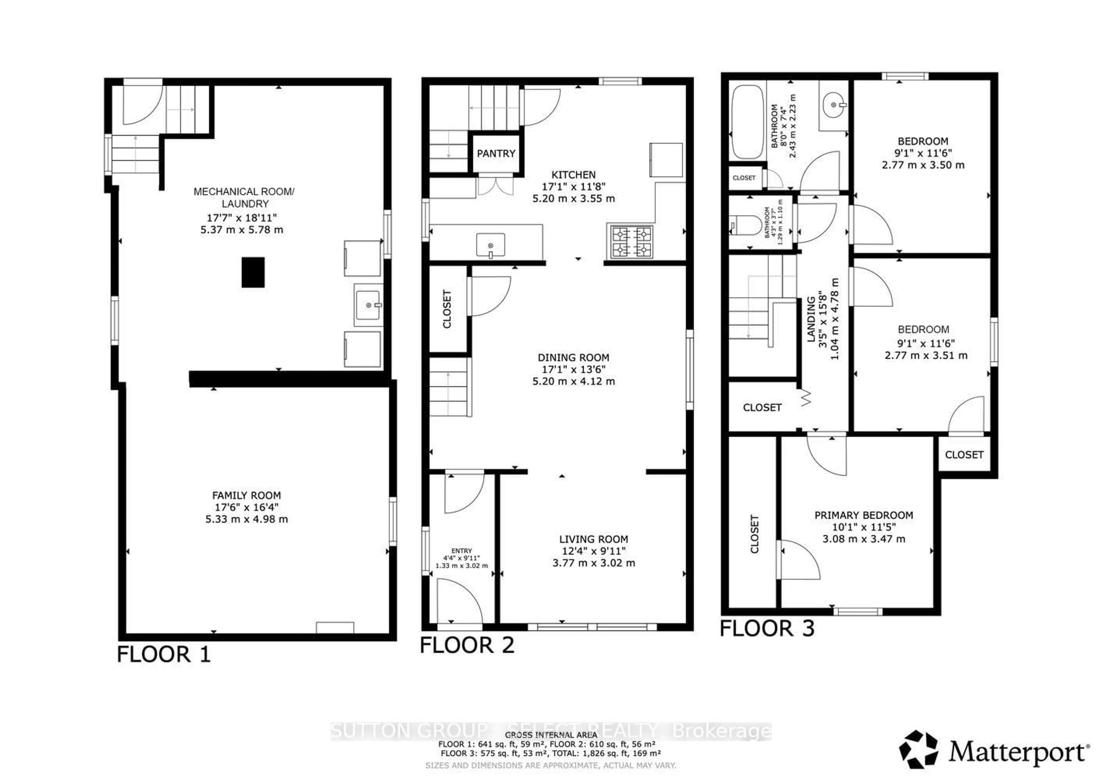 Floor plan for 1030 York St, London East Ontario N5W 2T5