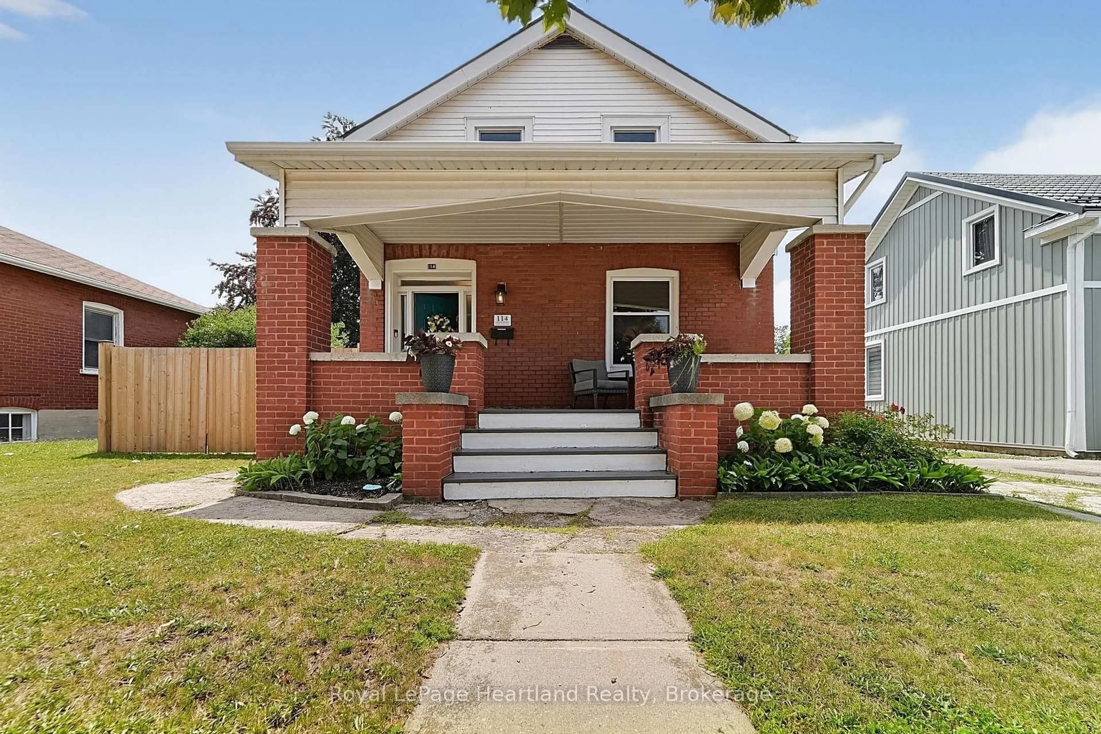 Home with brick exterior material, street for 114 ELGIN Ave, Goderich Ontario N7A 1K6