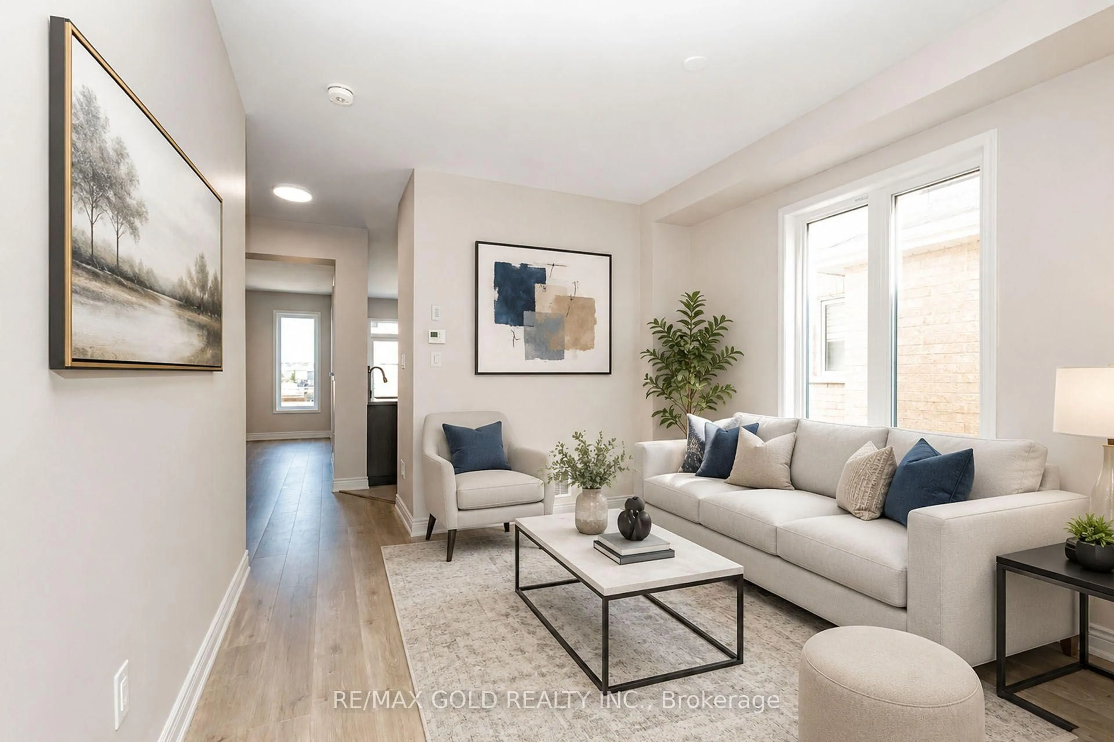Living room with furniture, unknown for 70 Longboat Ru, Brantford Ontario N3T 0P6