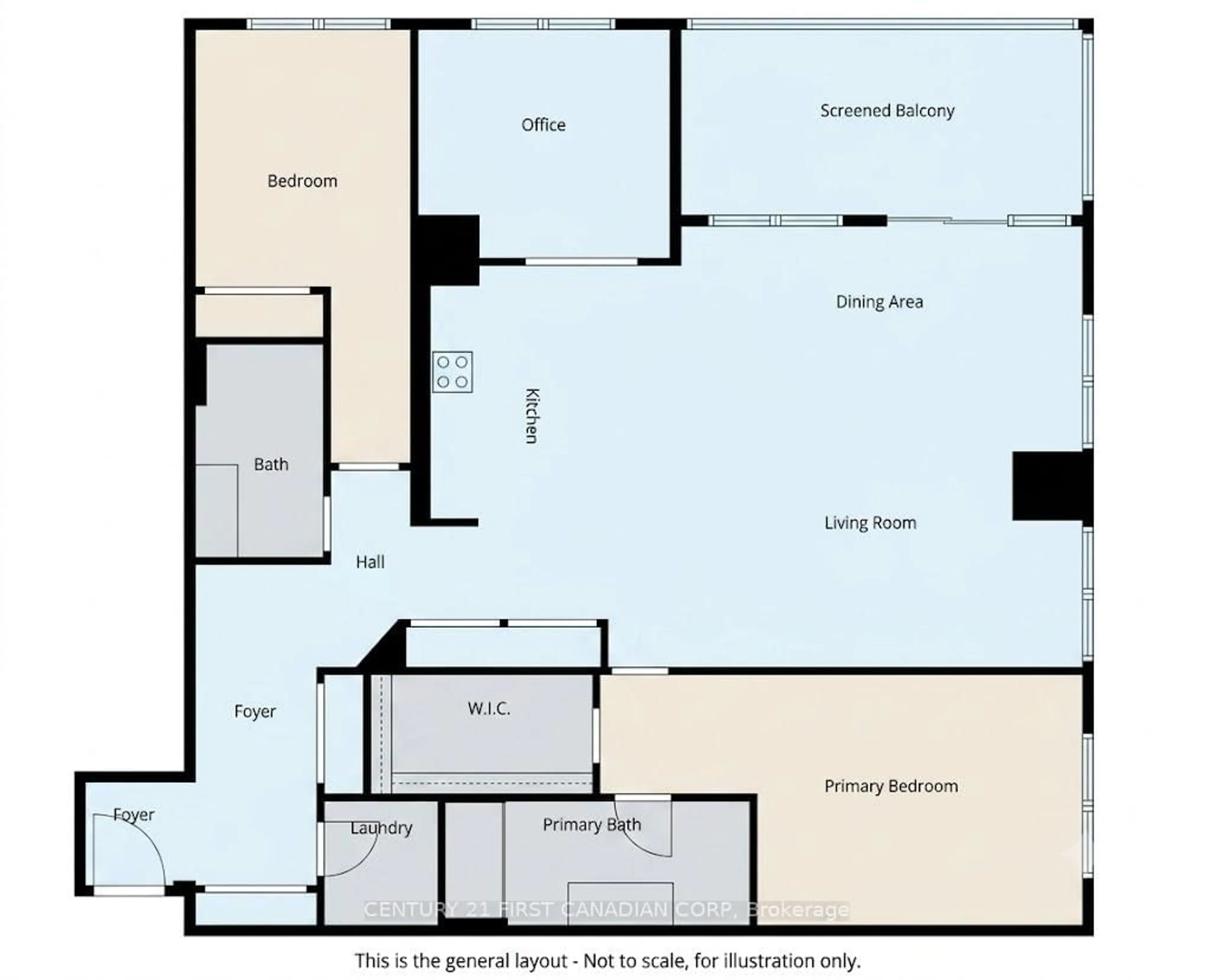 Floor plan for 240 Villagewalk Blvd #504, London North Ontario N6G 0P6