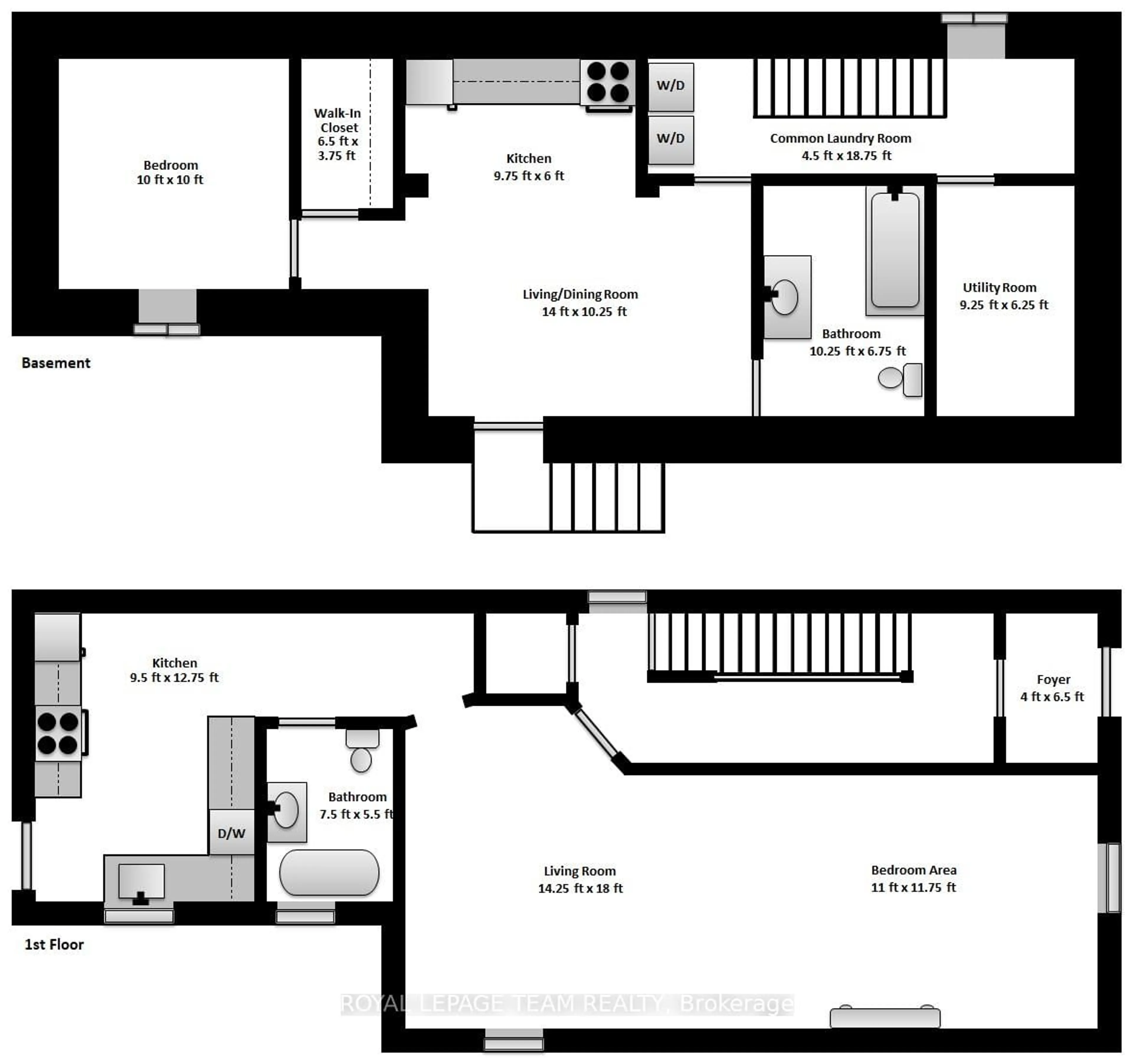 Floor plan for 620 Cooper St, Ottawa Ontario K1R 5J2
