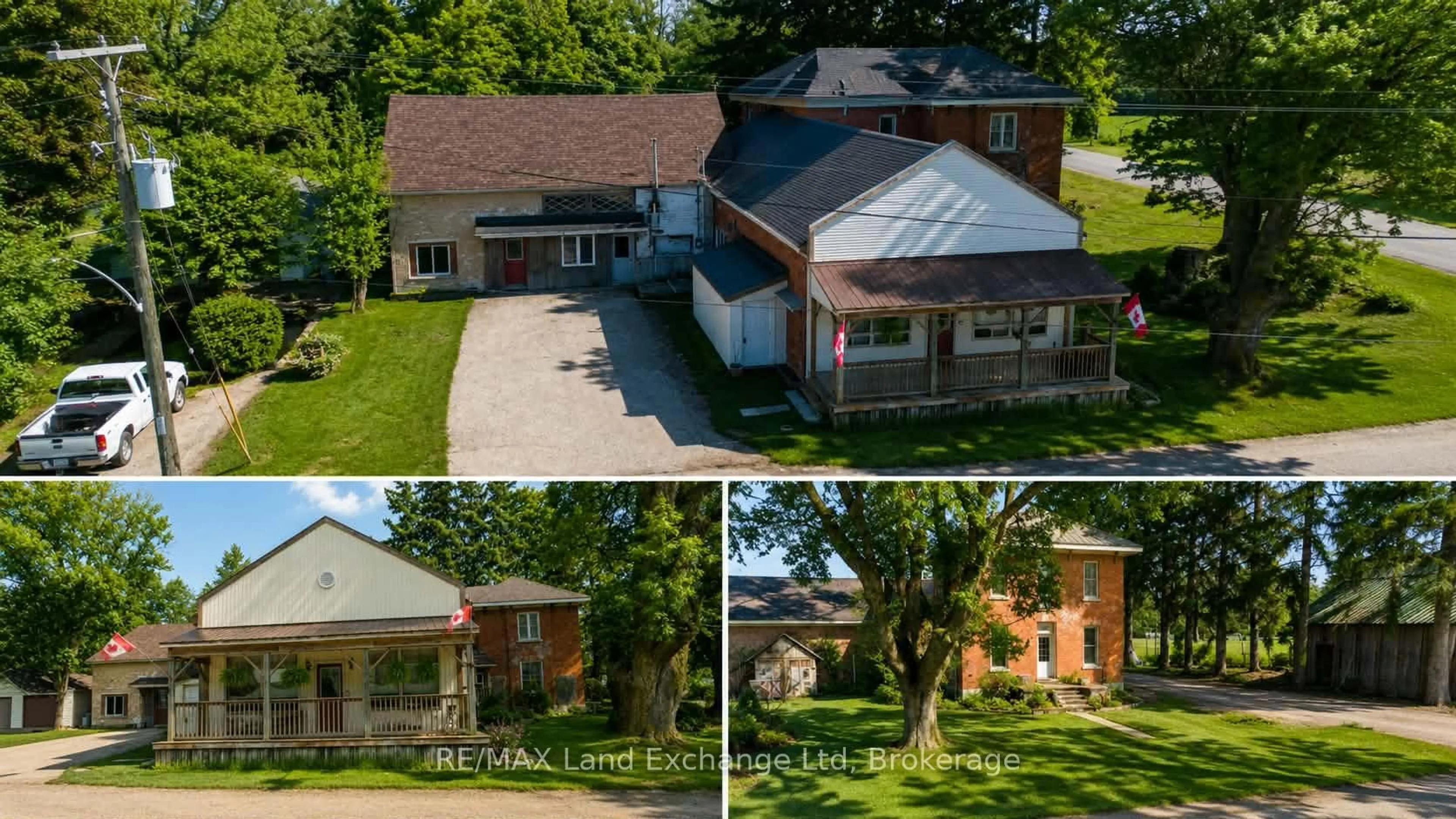 A pic from outside/outdoor area/front of a property/back of a property/a pic from drone, street for 43846 CRANBROOK Rd, Huron East Ontario N0G 1H0