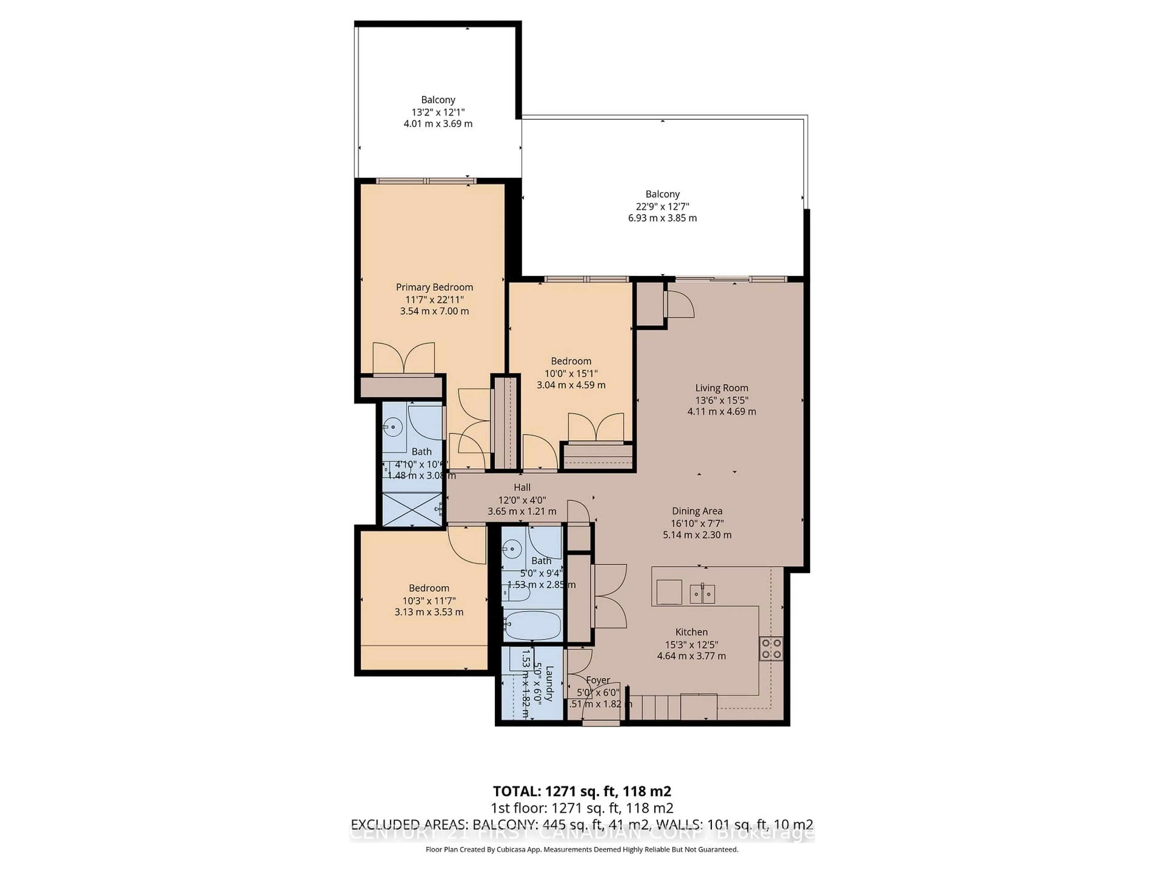 Floor plan for 260 Villagewalk Blvd #208, London North Ontario N6G 0W6