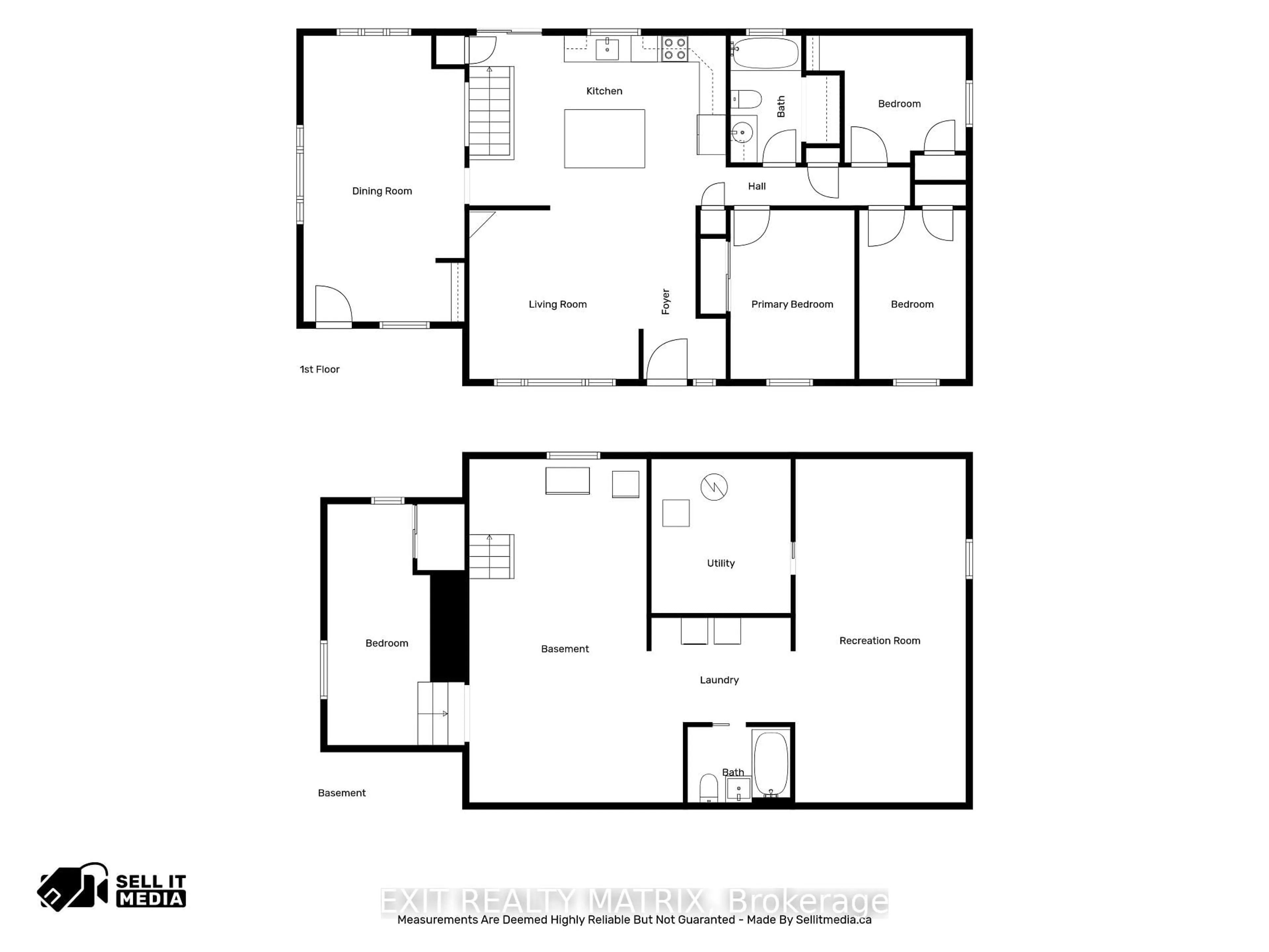 Floor plan for 693 Cartier St, Casselman Ontario K0A 1M0