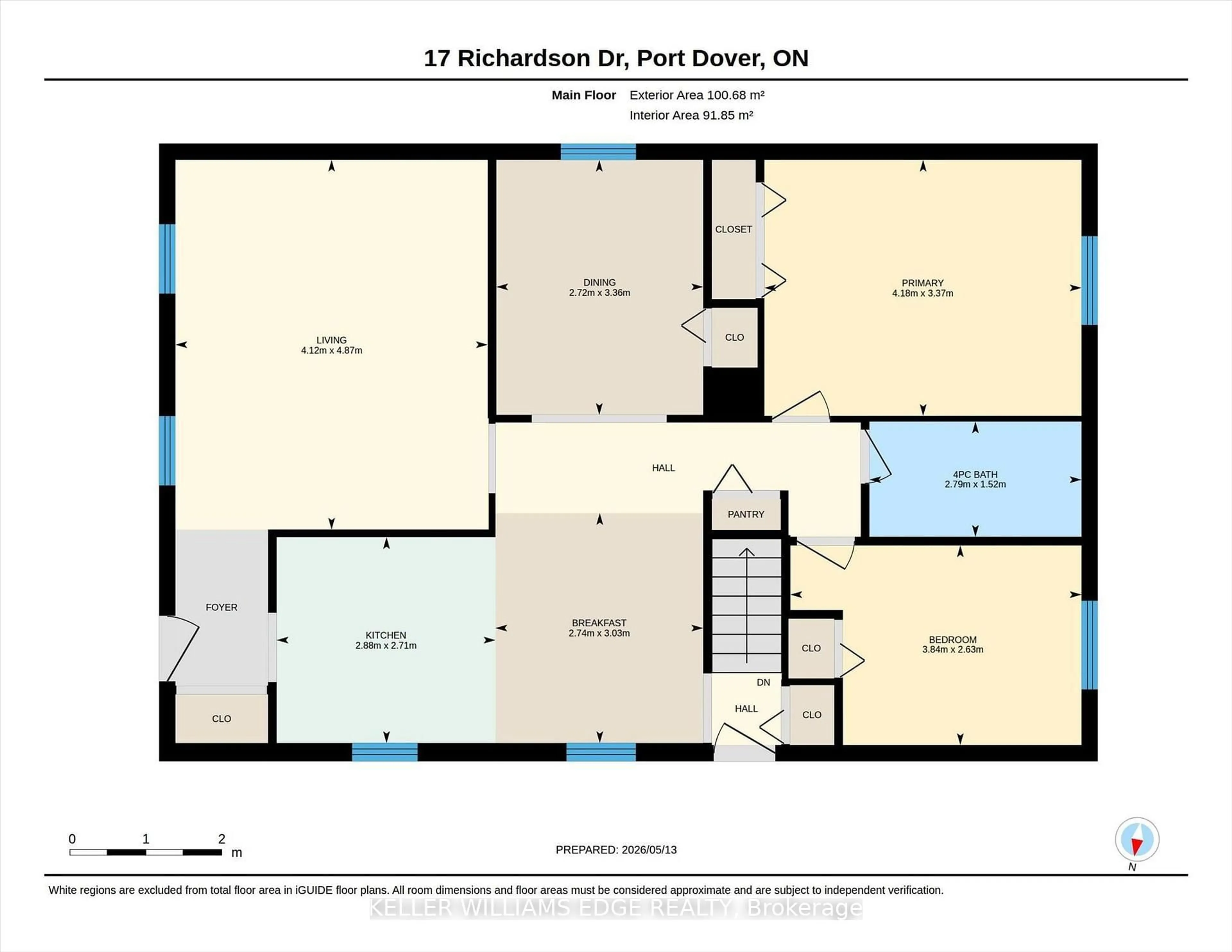 Floor plan for 17 Richardson Dr, Norfolk Ontario N0A 1N4