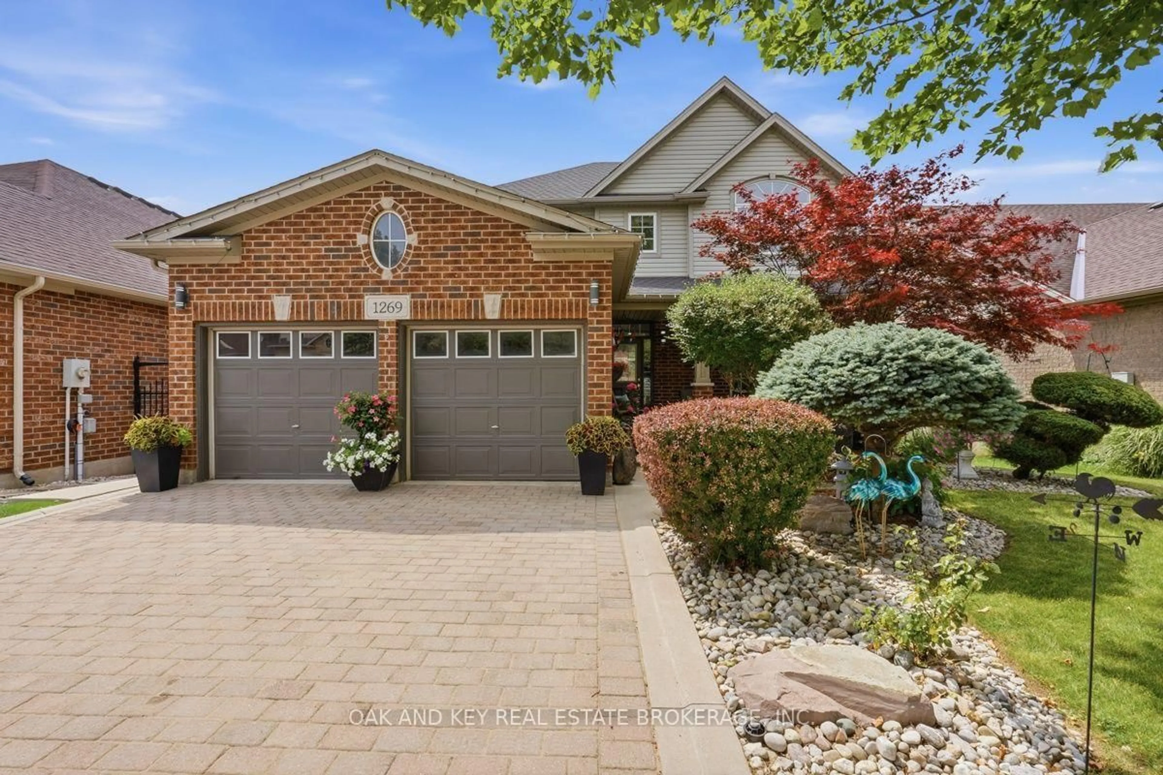 Home with brick exterior material, street for 1269 Birchwood Dr, London South Ontario N6K 5C2