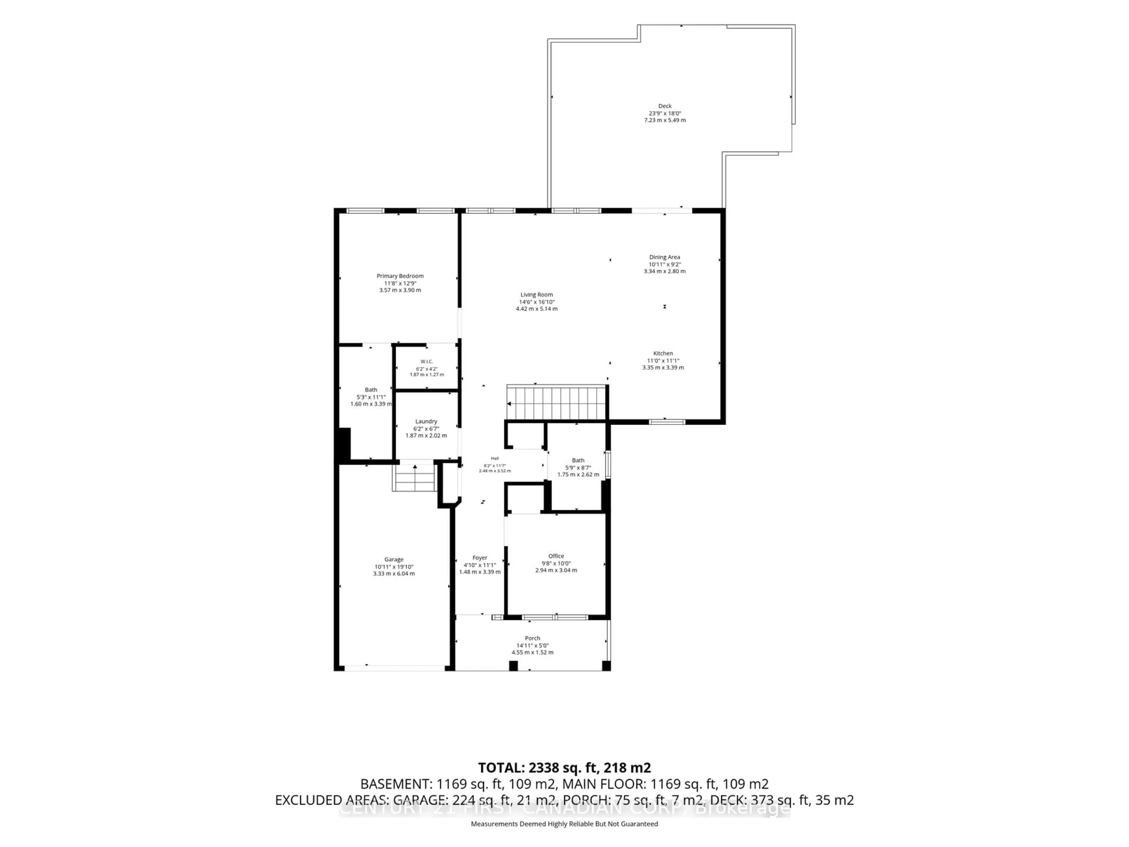 Floor plan for 26 Cardinal Crt, St. Thomas Ontario N5P 0C5