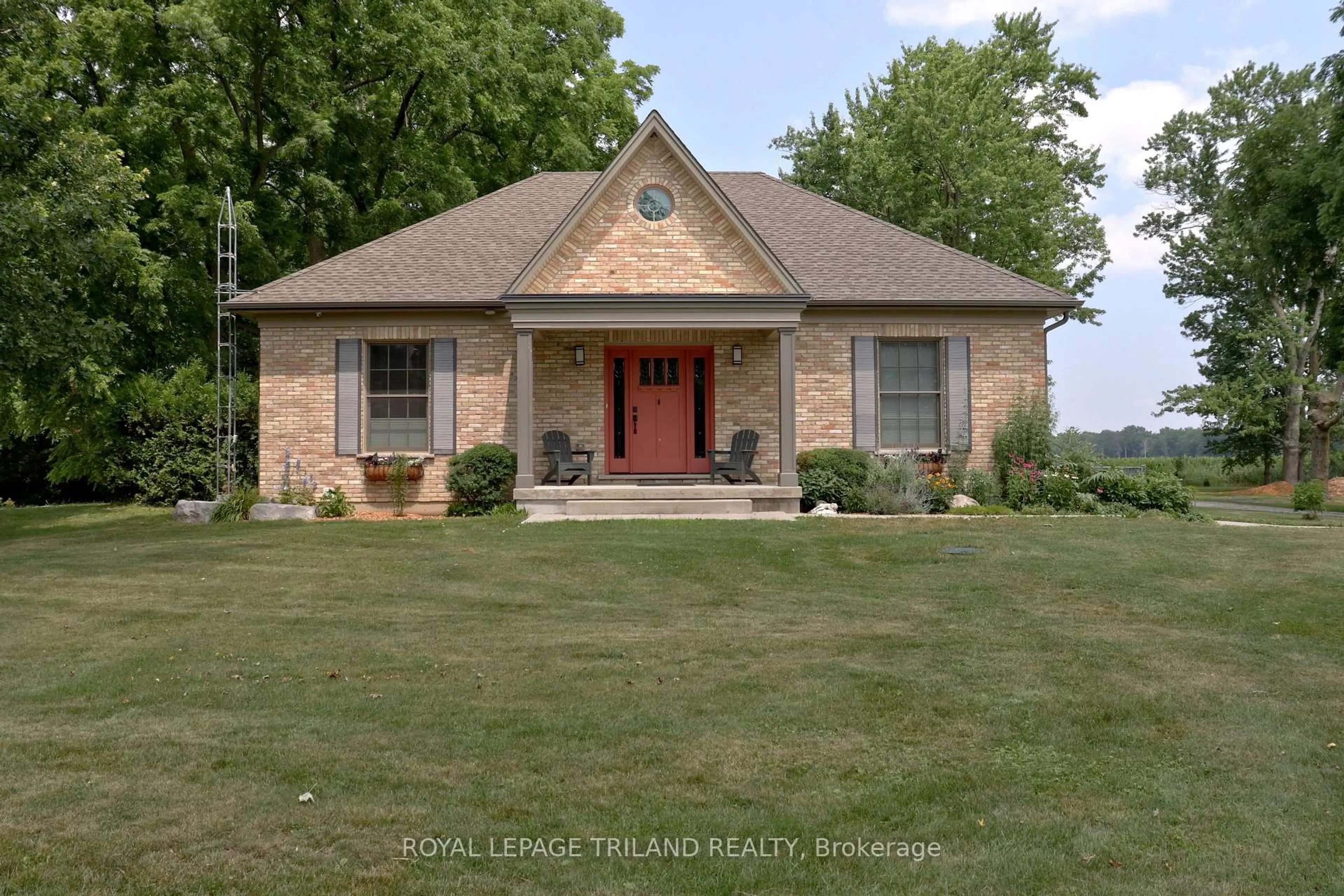Home with brick exterior material, street for 15796 Nine Mile Rd, Middlesex Centre Ontario N0M 2A0