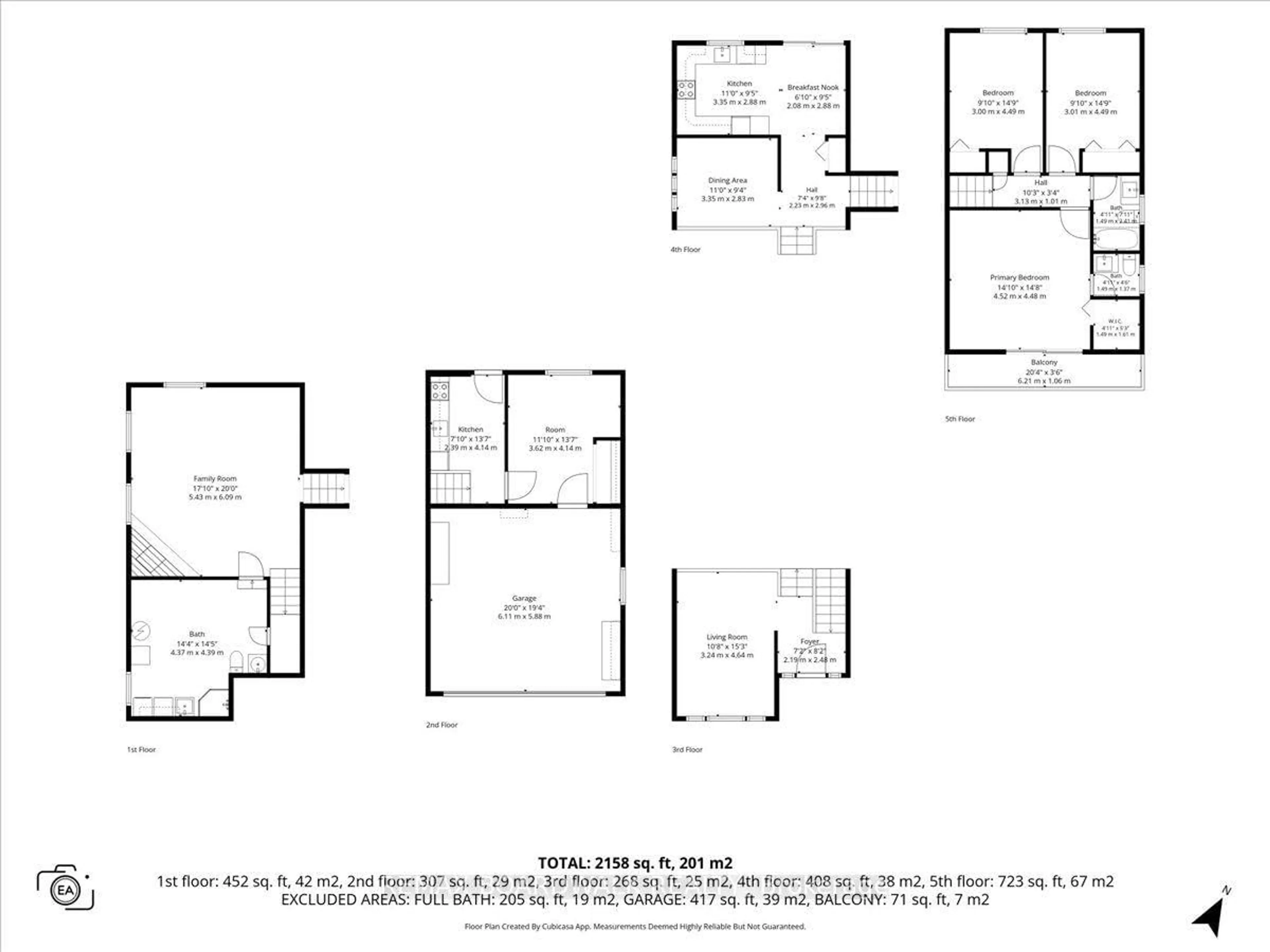 Floor plan for 1219 Notting Hill Ave, Ottawa Ontario K1V 6T6