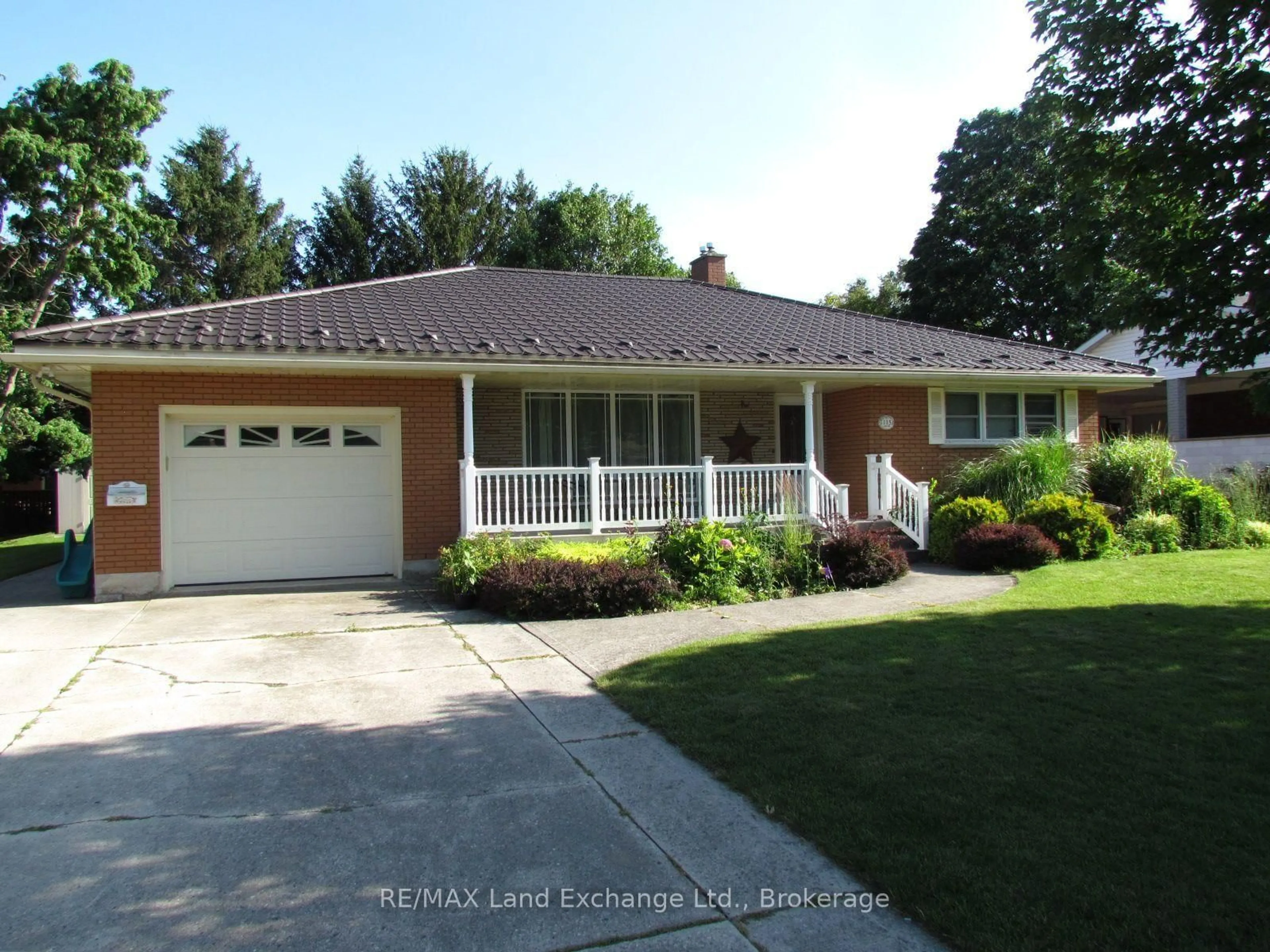 Home with vinyl exterior material, street for 115 BROWN'S Lane, Brockton Ontario N0G 2V0