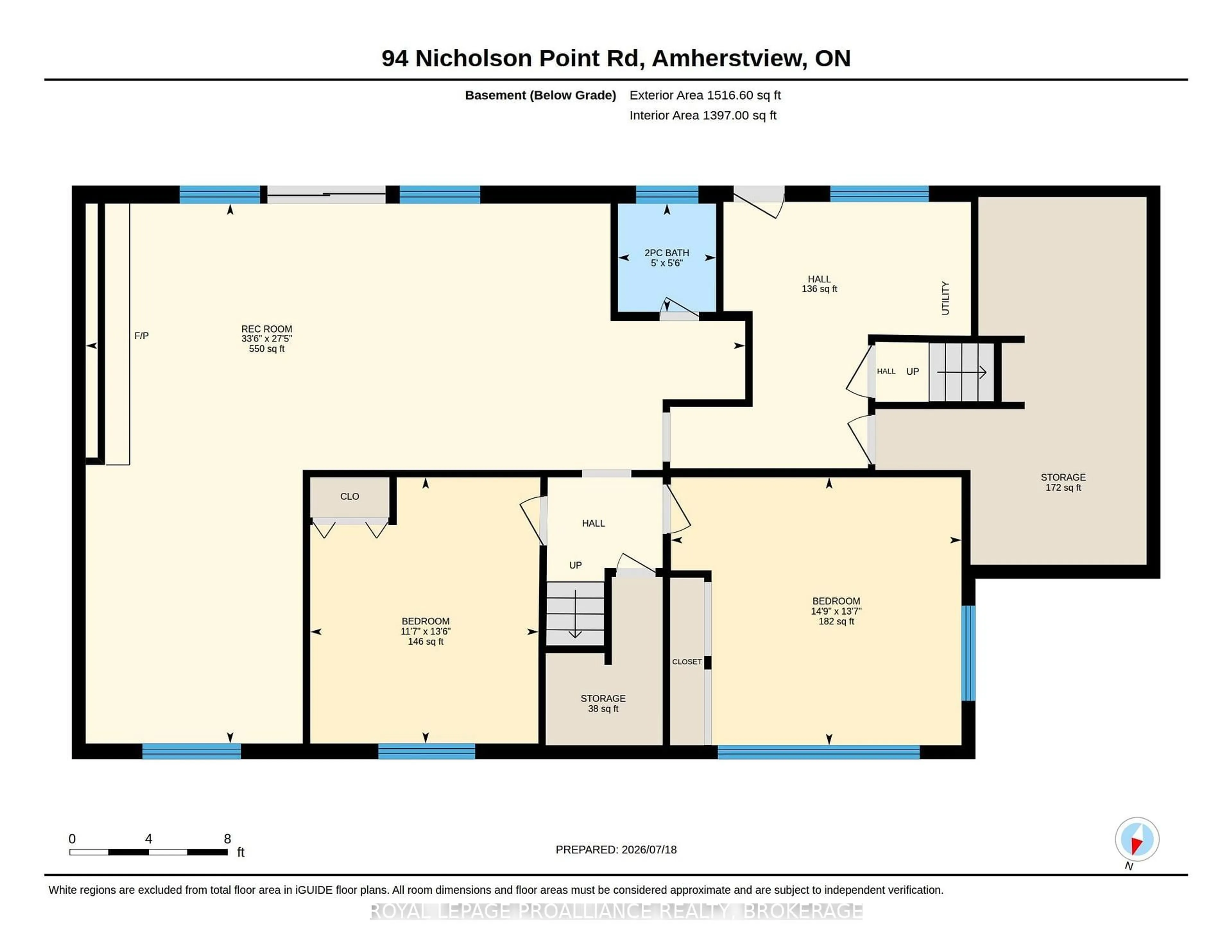Floor plan for 94 Nicholson Point Rd, Bath Ontario K0H 1G0