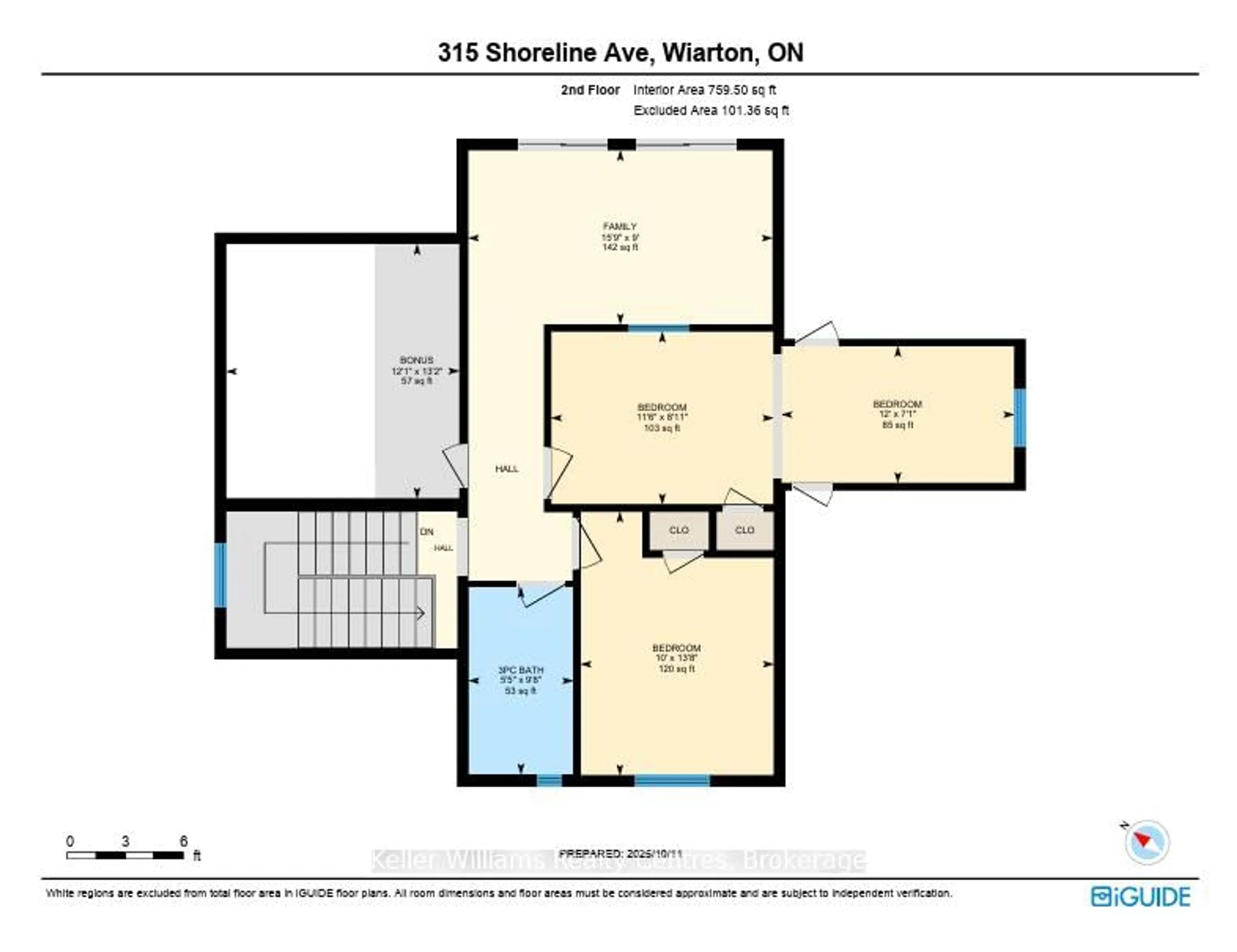Floor plan for 315 SHORELINE Ave, South Bruce Peninsula Ontario N0H 2T0