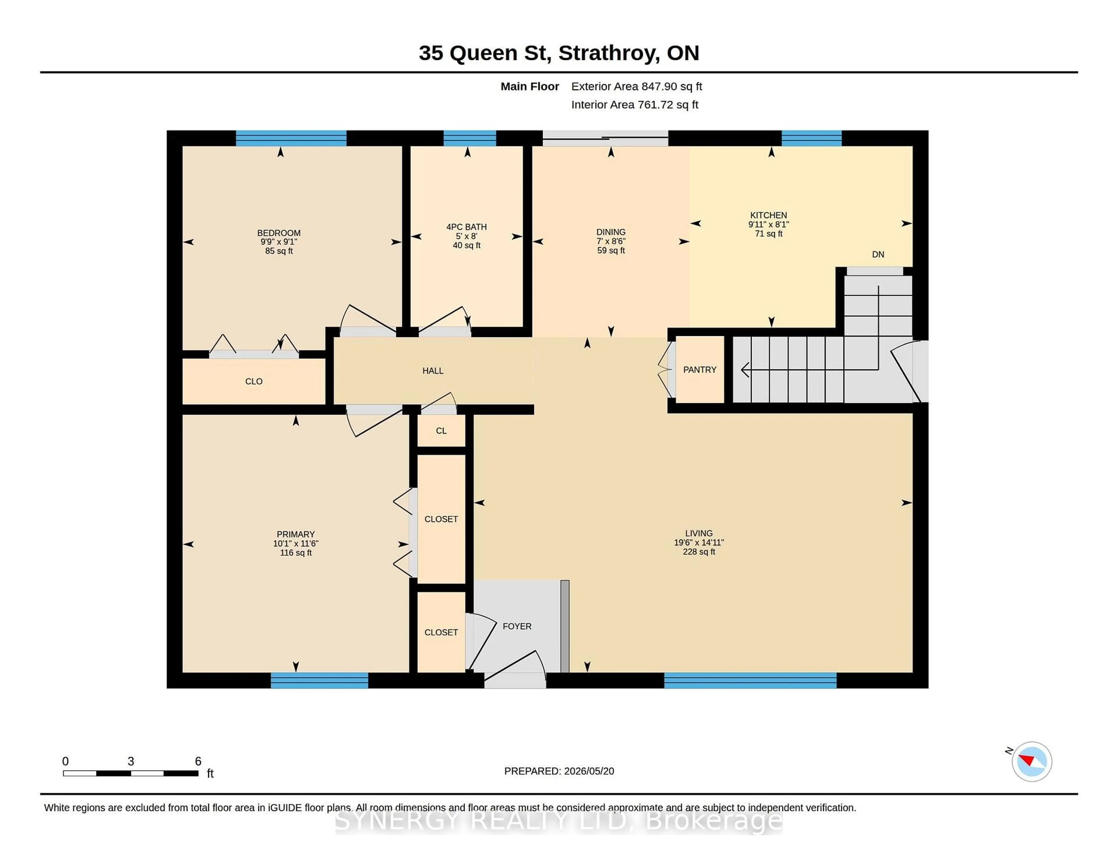 Floor plan for 35 Queen St, Strathroy-Caradoc Ontario N7G 2H5