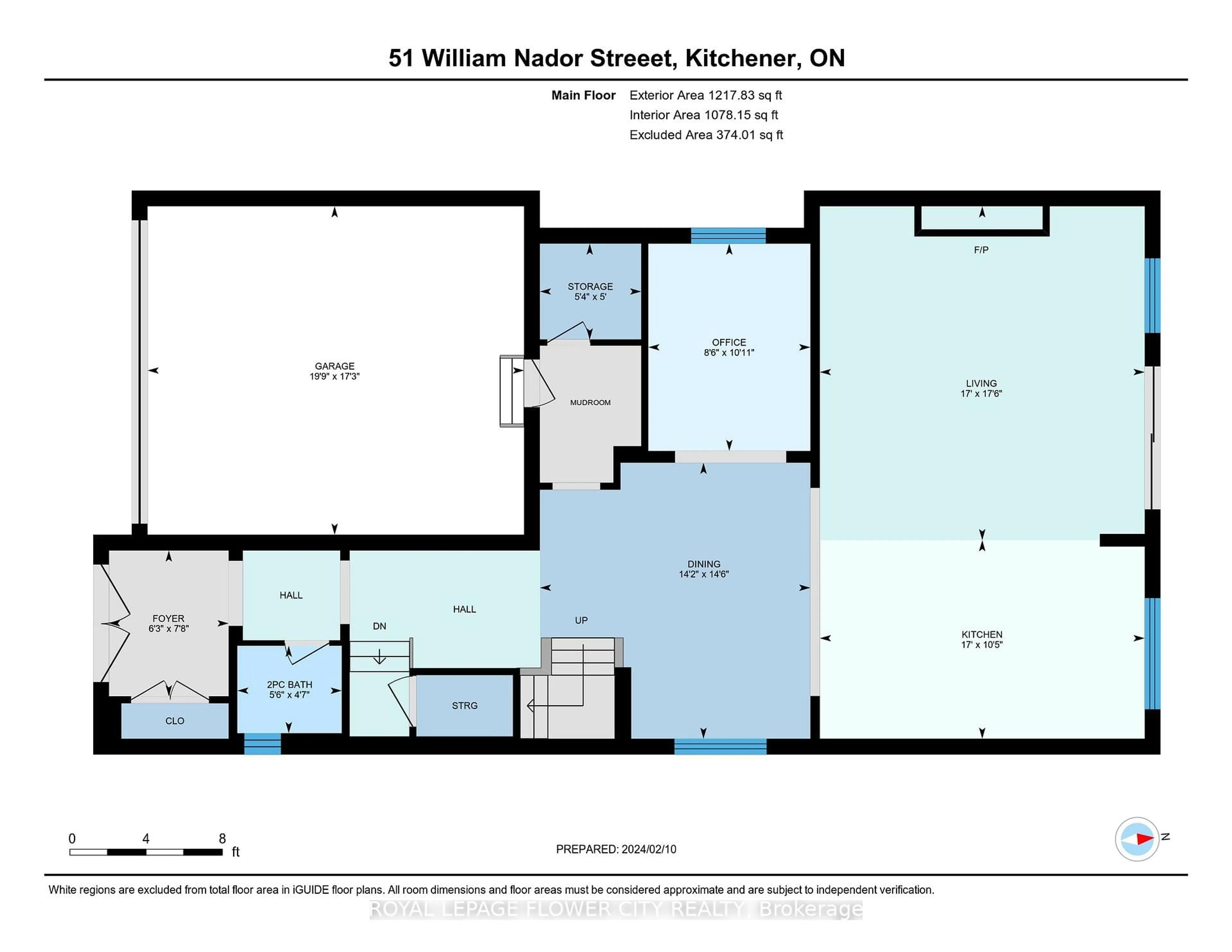 Floor plan for 51 William Nador St, Kitchener Ontario N2E 3X8