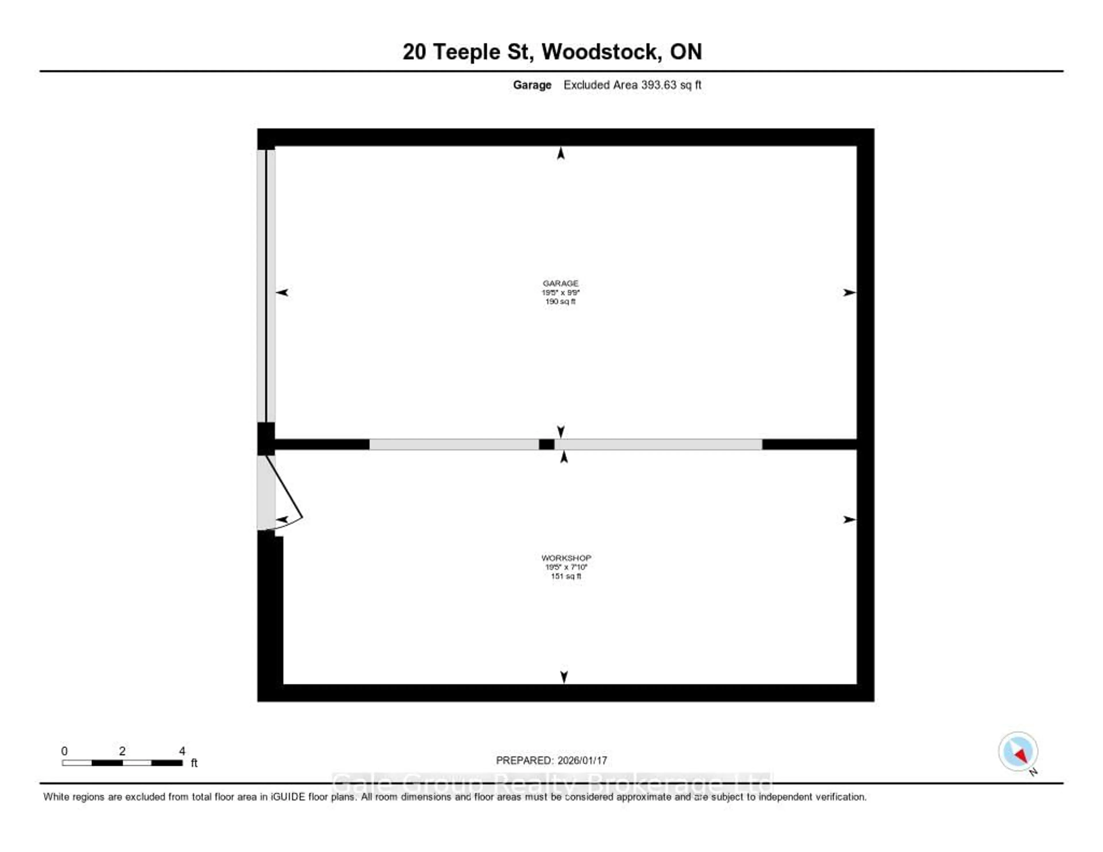 Floor plan for 20 Teeple St, Woodstock Ontario N4S 3Y7