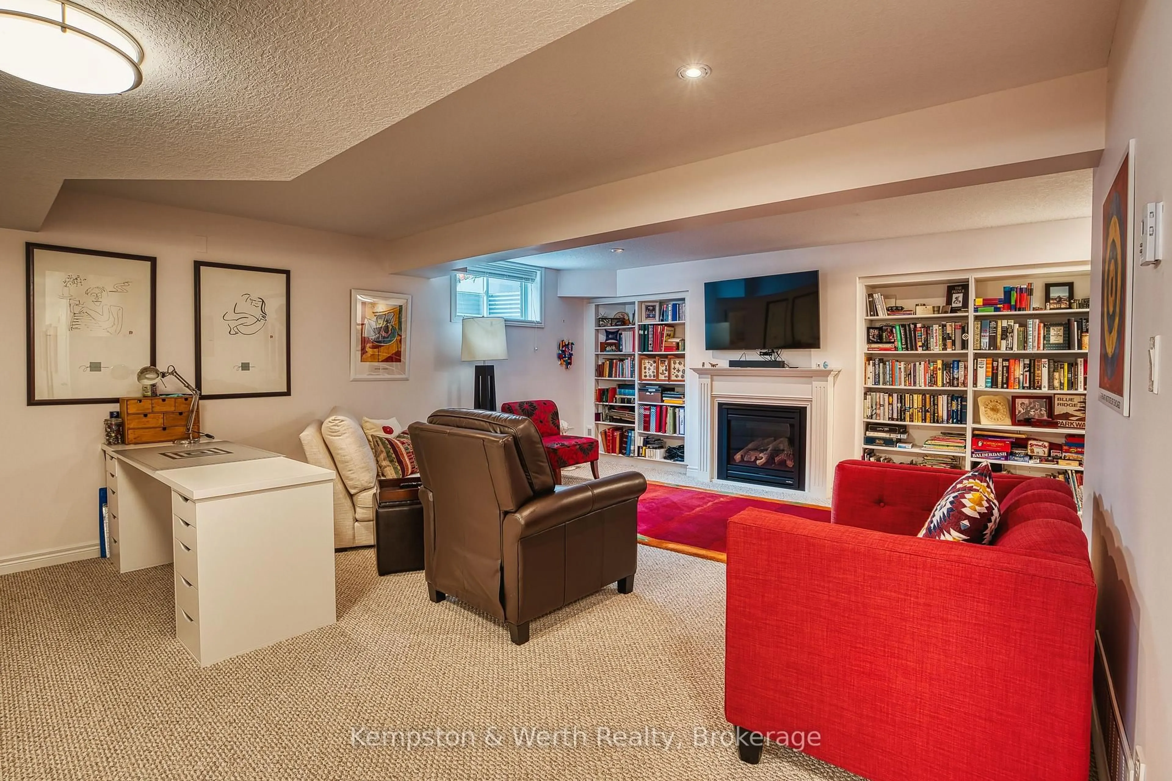 Living room with furniture, unknown for 855 Wallace Ave #1, North Perth Ontario N4W 1M3