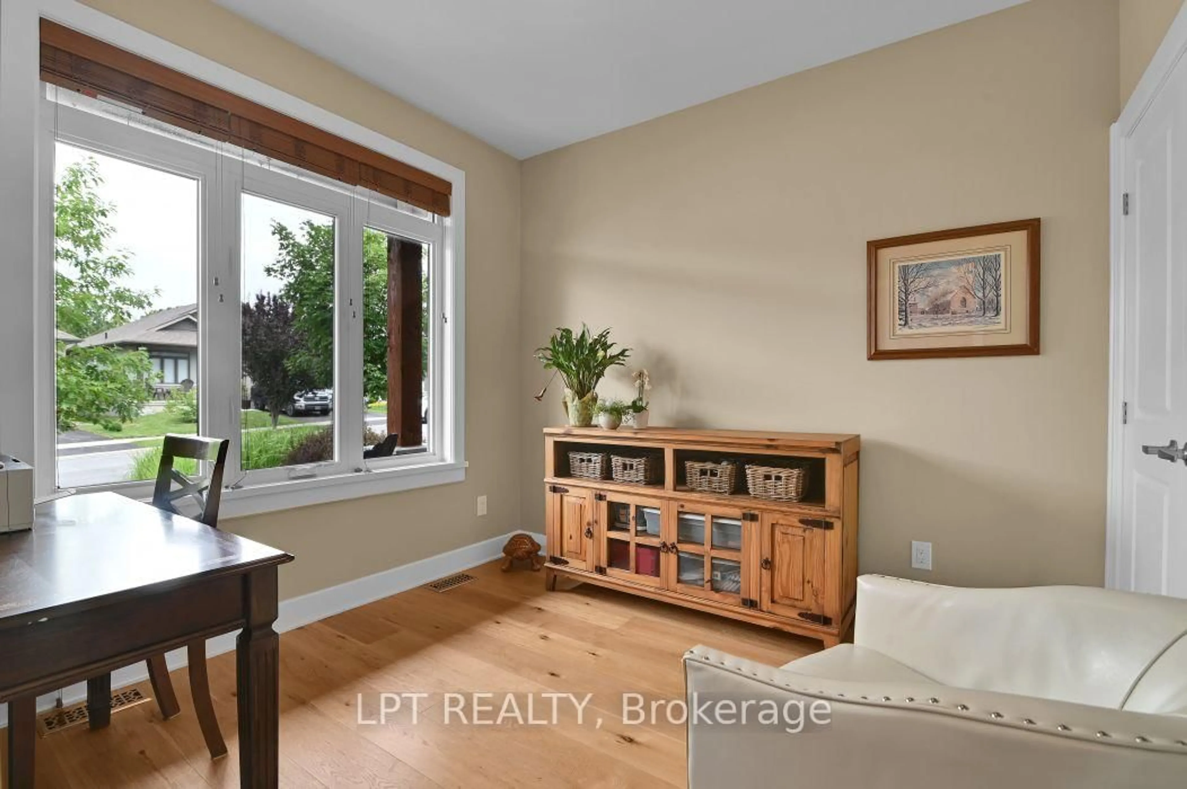 Living room with furniture, wood/laminate floor for 608 Robert Hill St, Almonte Ontario K0A 1A0