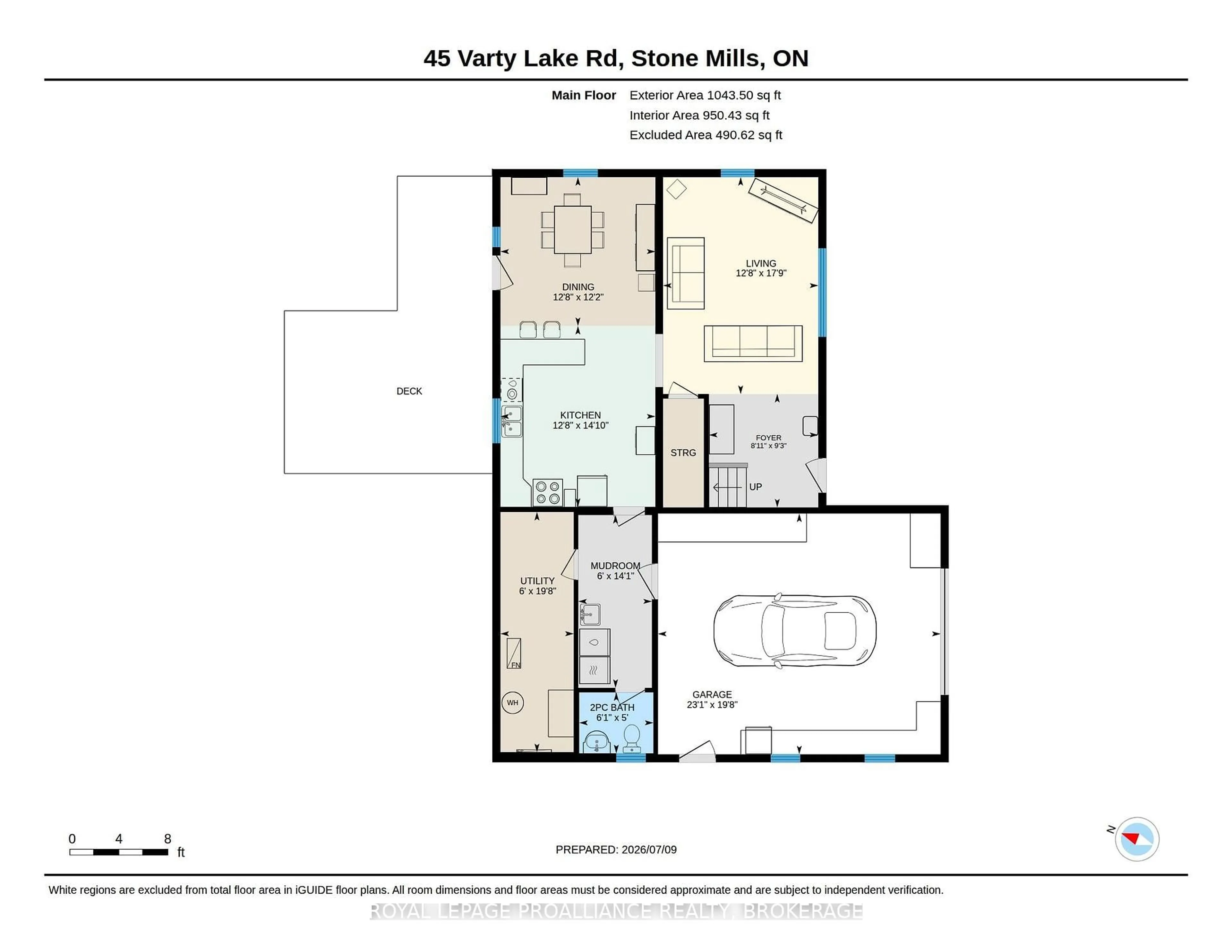 Floor plan for 45 Varty Lake Rd, Yarker Ontario K0K 3N0