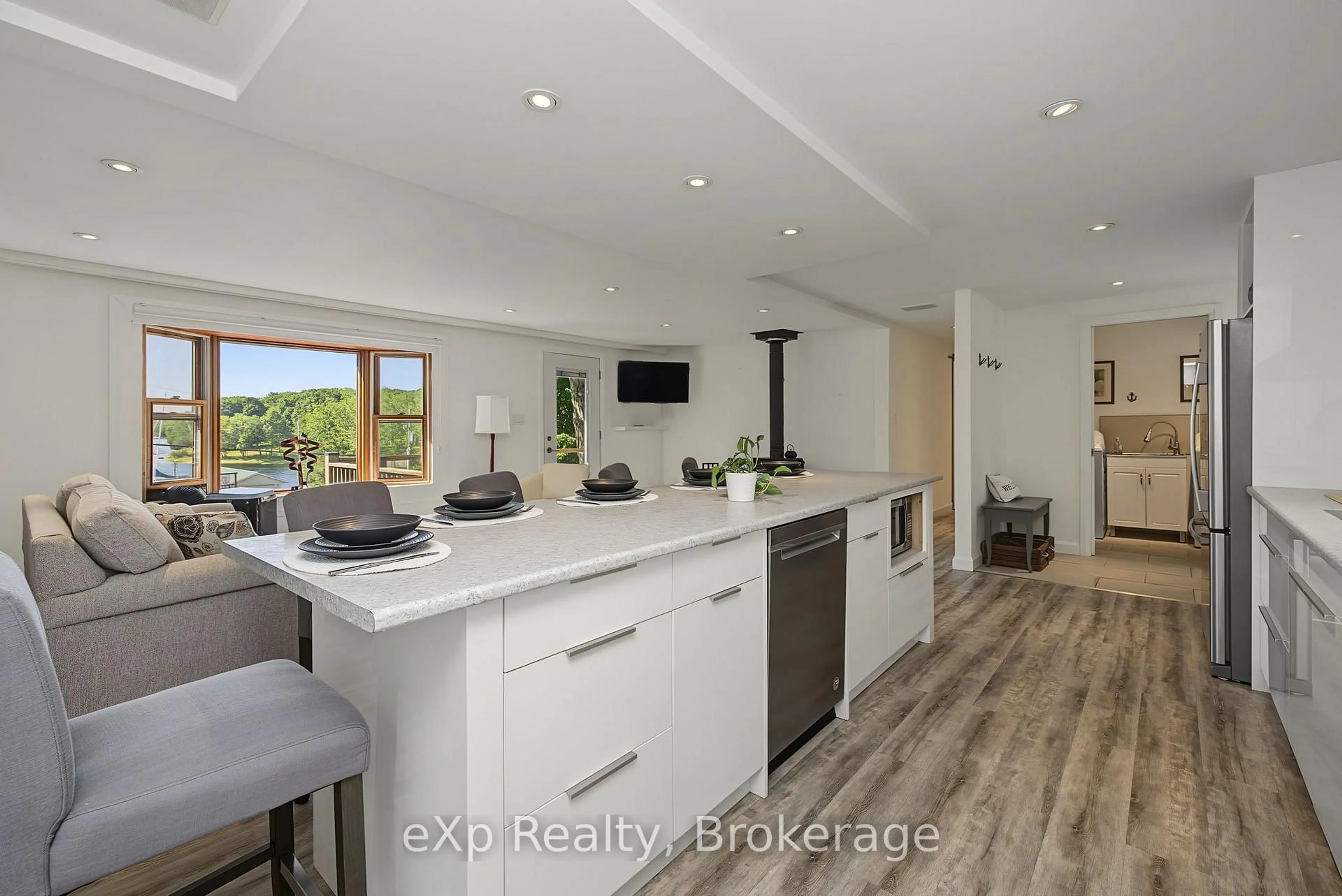 Open concept kitchen, unknown for 3 Bayview Dr, Carling Ontario P0G 1G0