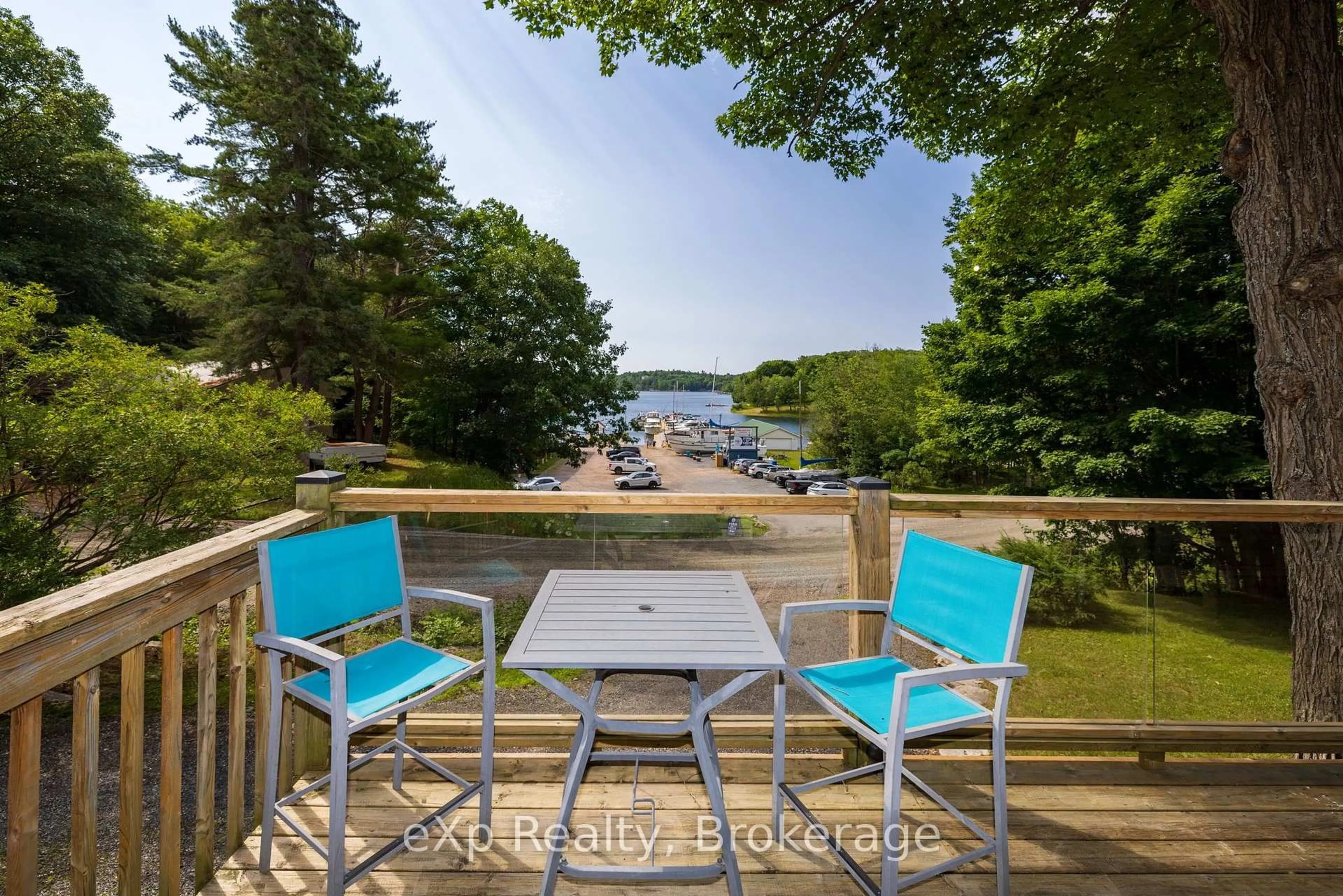 Patio, water/lake/river/ocean view for 3 Bayview Dr, Carling Ontario P0G 1G0