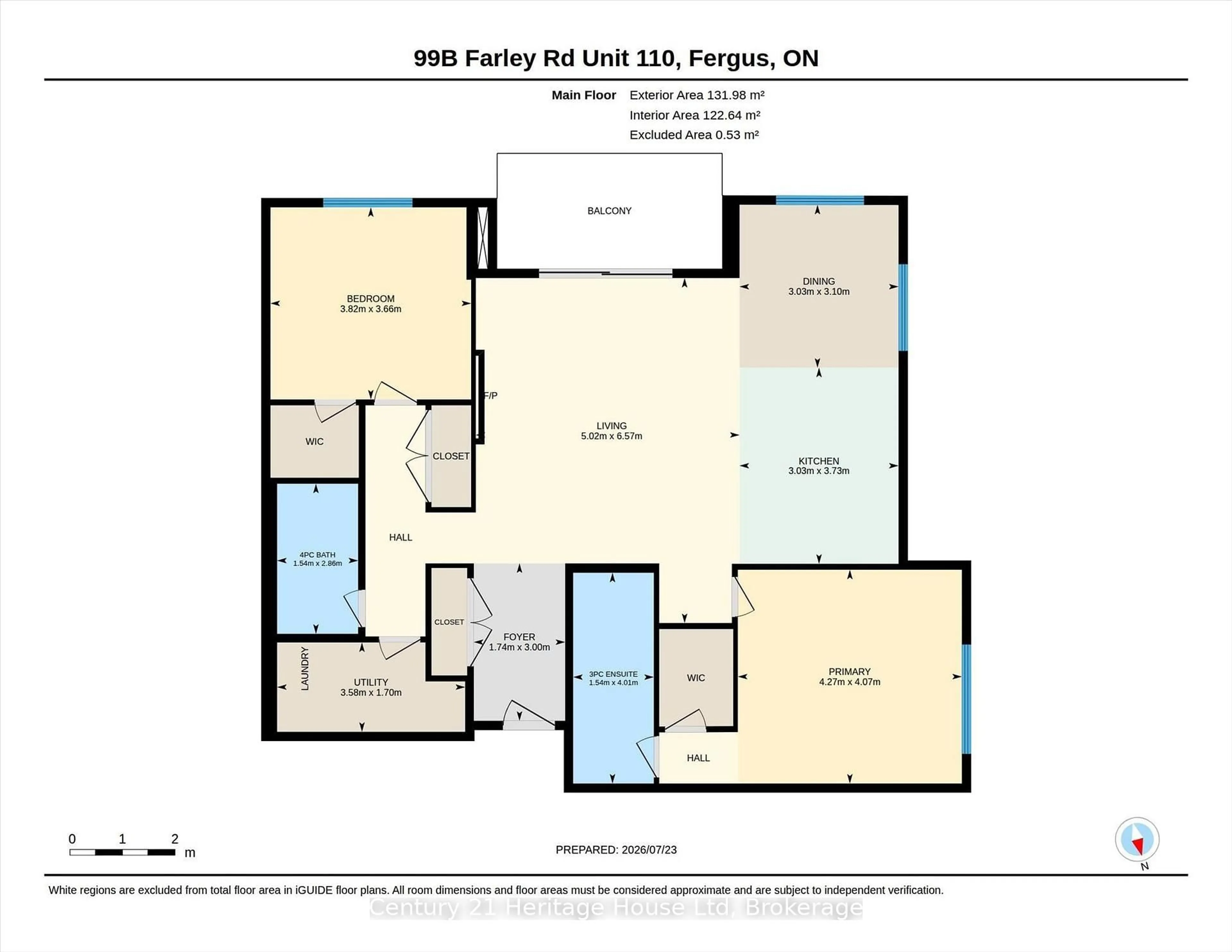 Floor plan for 99B Farley Rd, Centre Wellington Ontario N1M 0K5