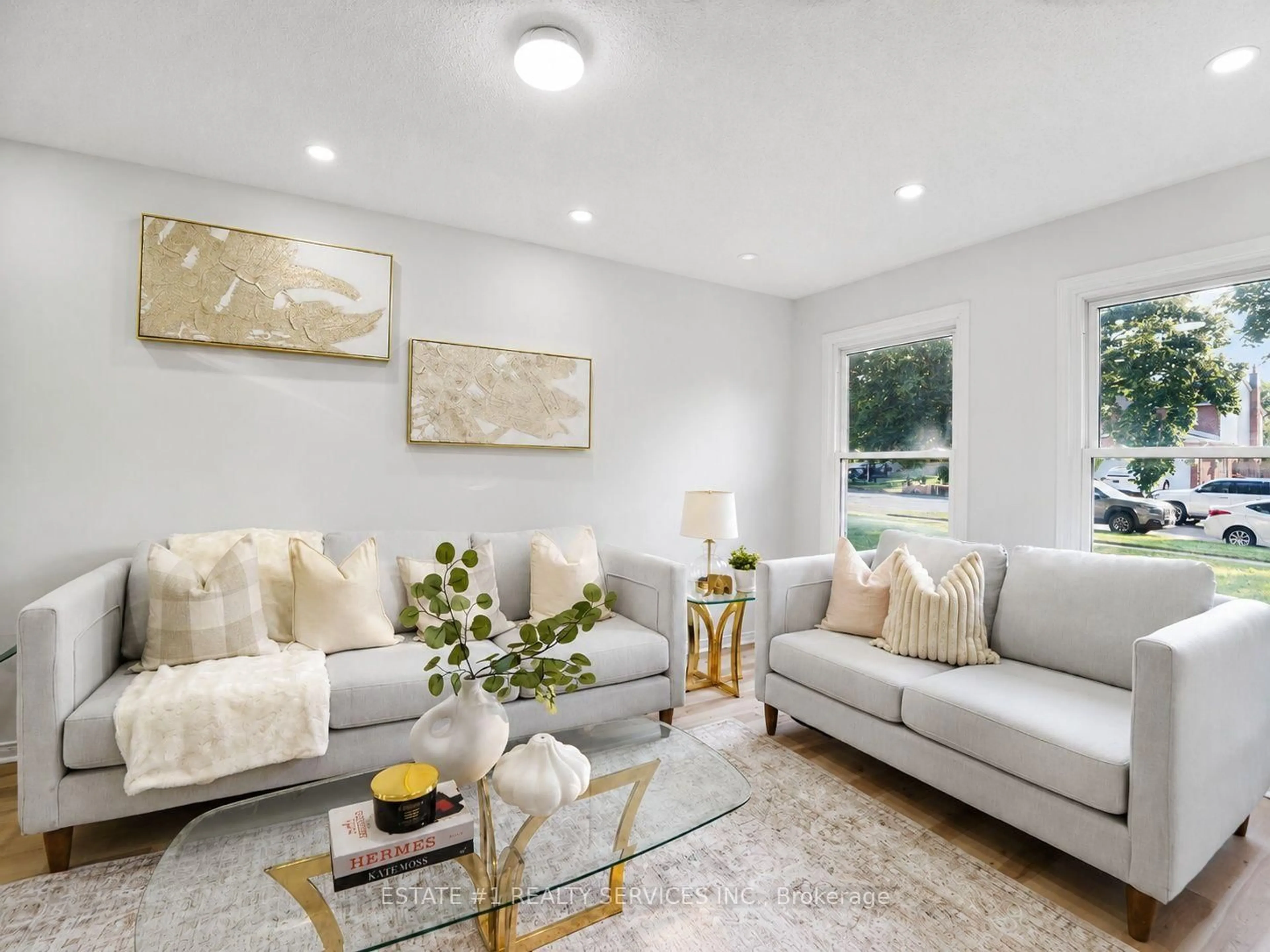 Living room with furniture, unknown for 35 Golden Meadow Dr, Kitchener Ontario N2N 2L9