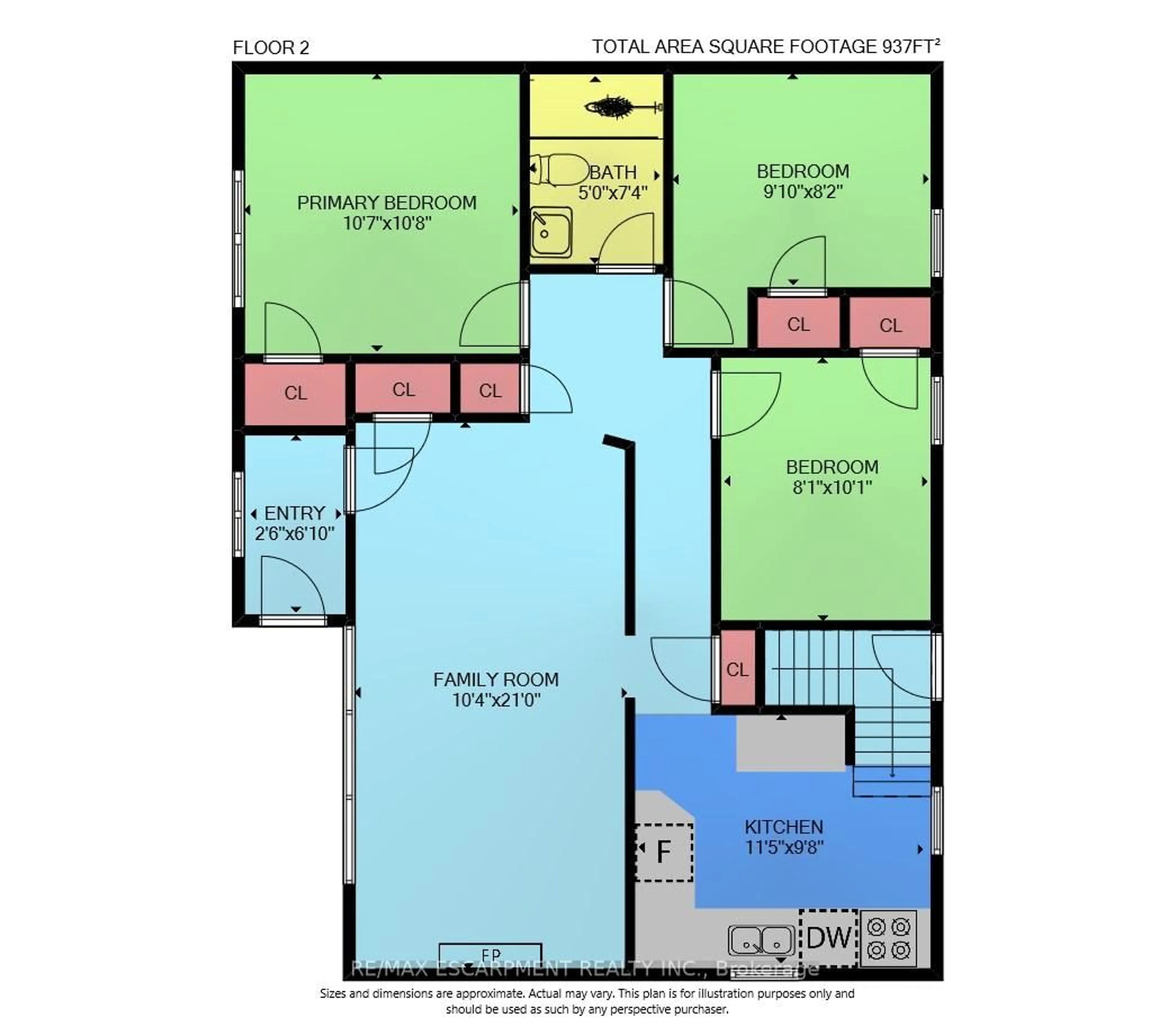 Floor plan for 117 Stewartdale Ave, Hamilton Ontario L8K 4P4