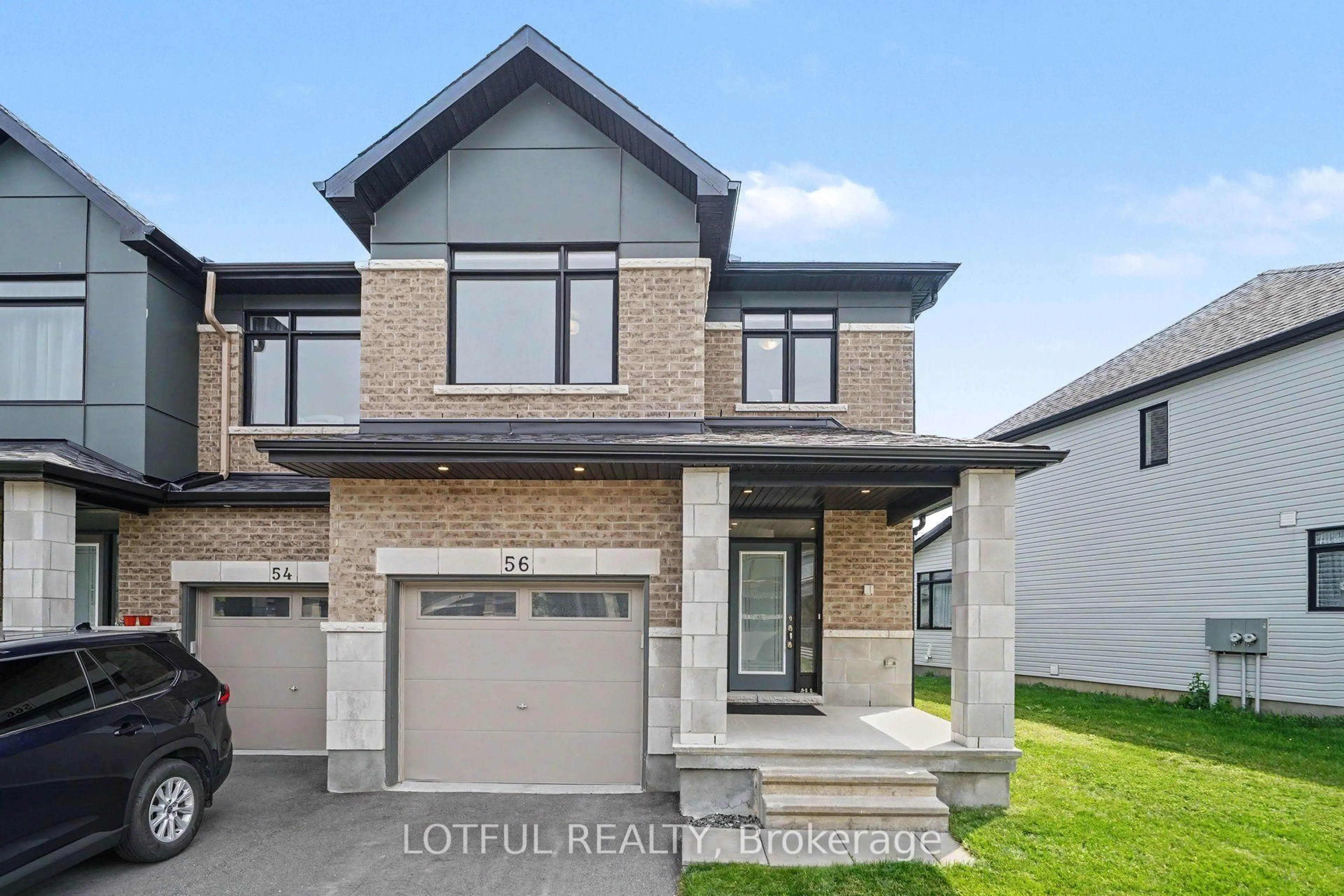 Home with brick exterior material, street for 56 Heirloom St, Ottawa Ontario K4M 0K9