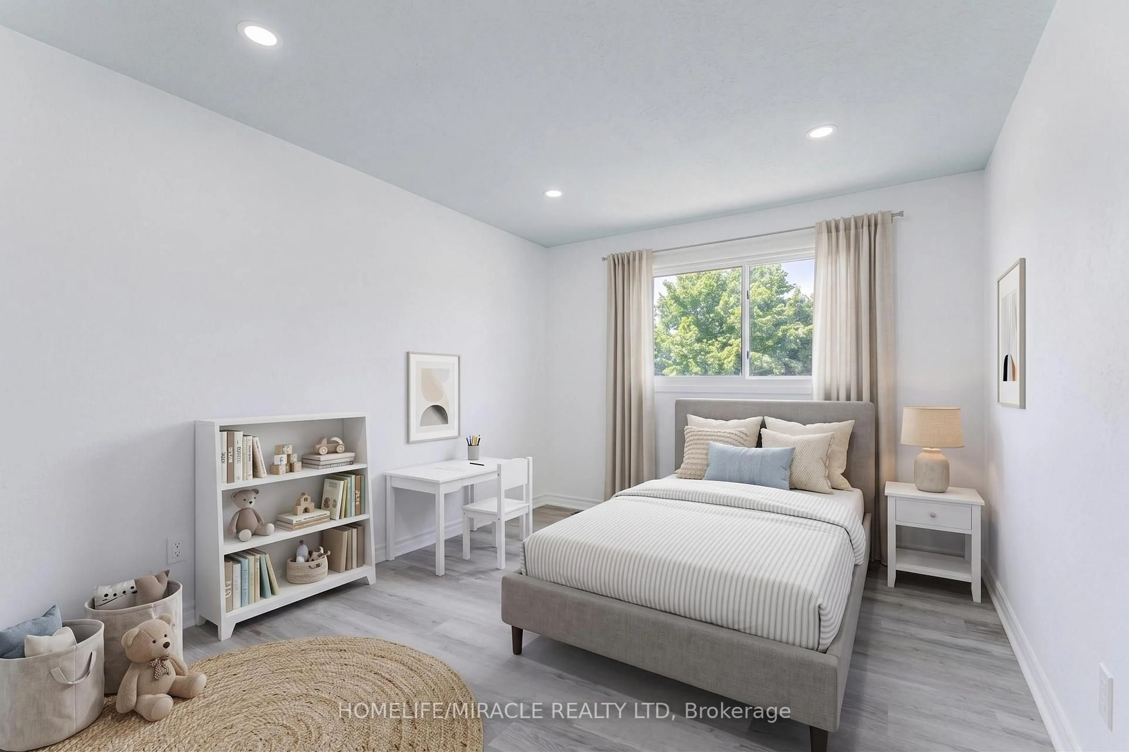 Bedroom with bed, unknown for 76 Frobisher Crt, Cambridge Ontario N1R 6Z5