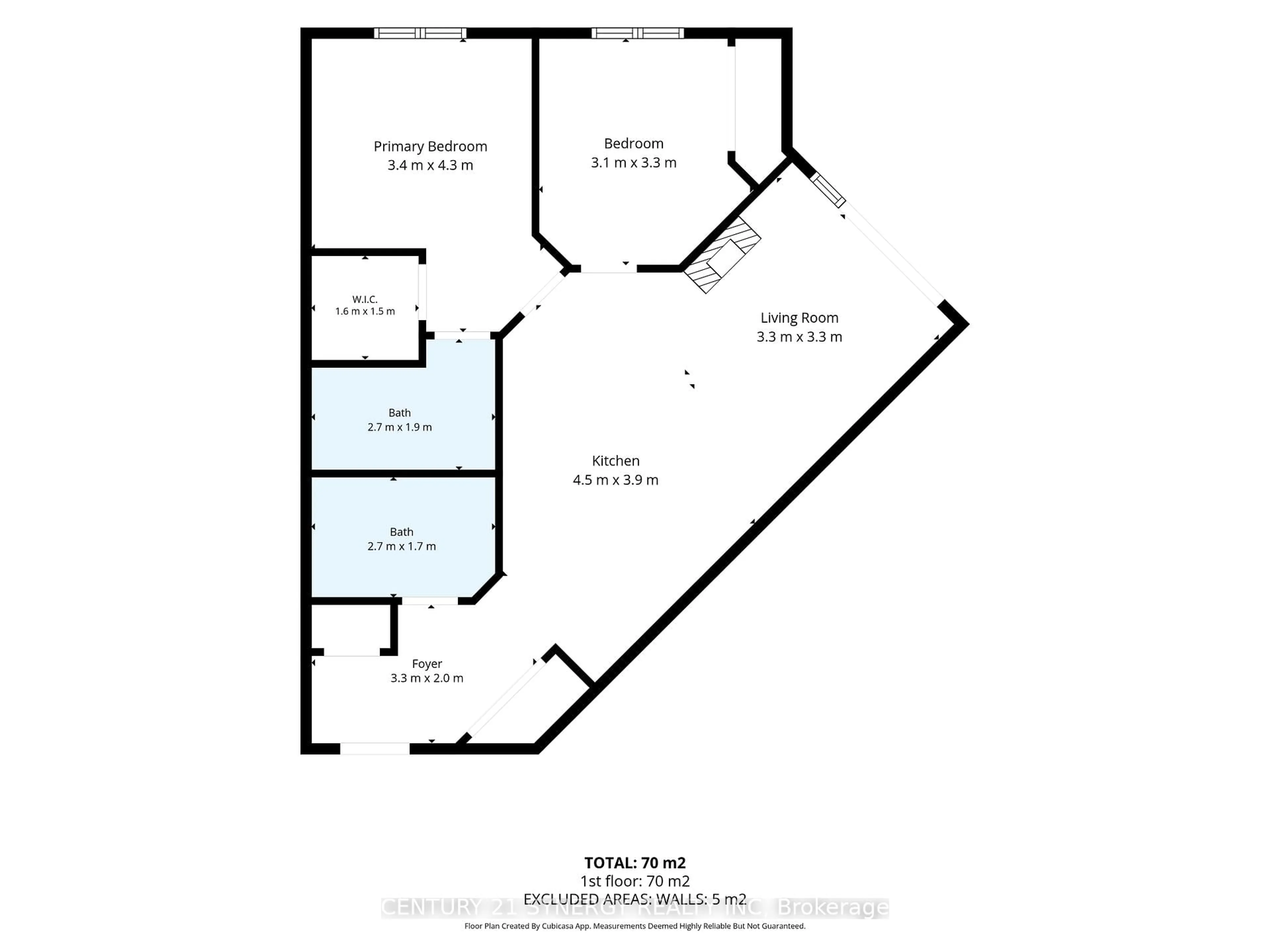 Floor plan for 808 Bronson Ave #312, Ottawa Ontario K1S 5A4