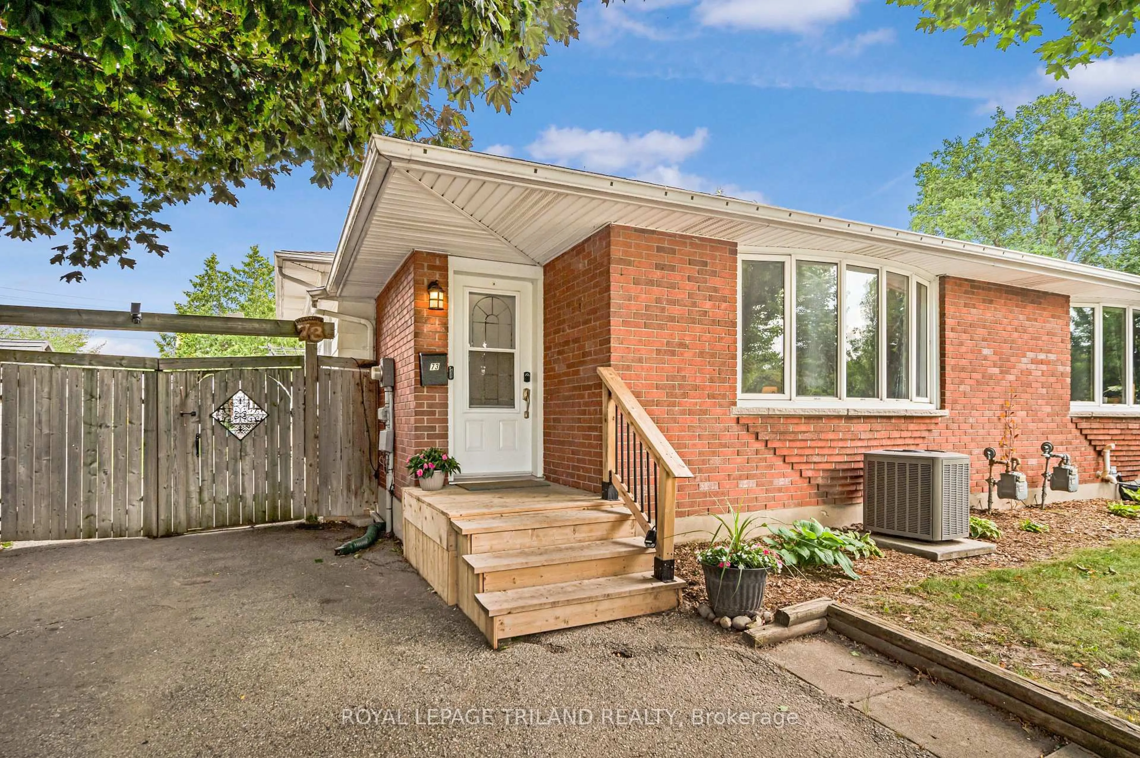 Home with brick exterior material, street for 73 GENEVIVE Pl, London East Ontario N5Y 4X2