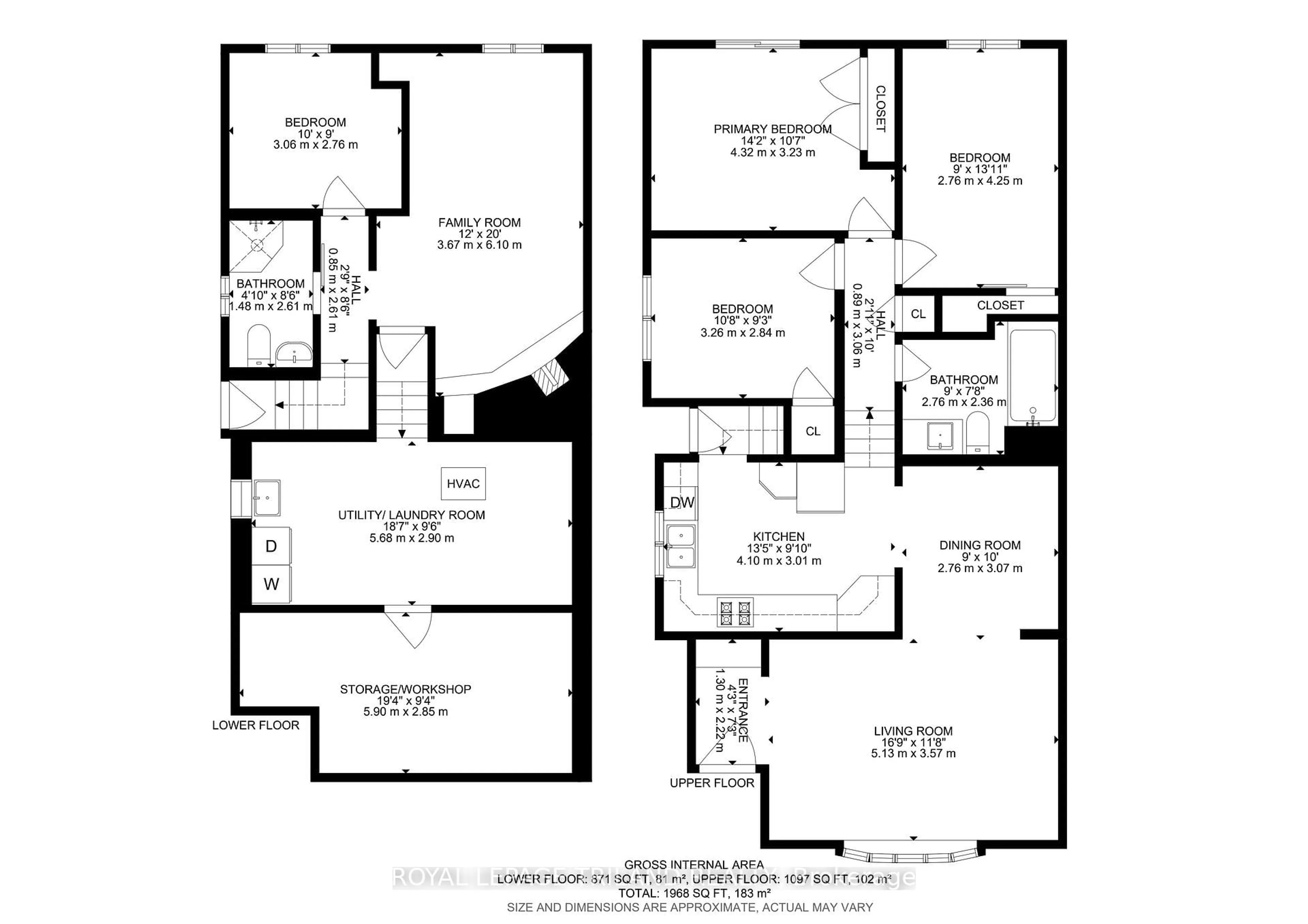 Floor plan for 73 GENEVIVE Pl, London East Ontario N5Y 4X2