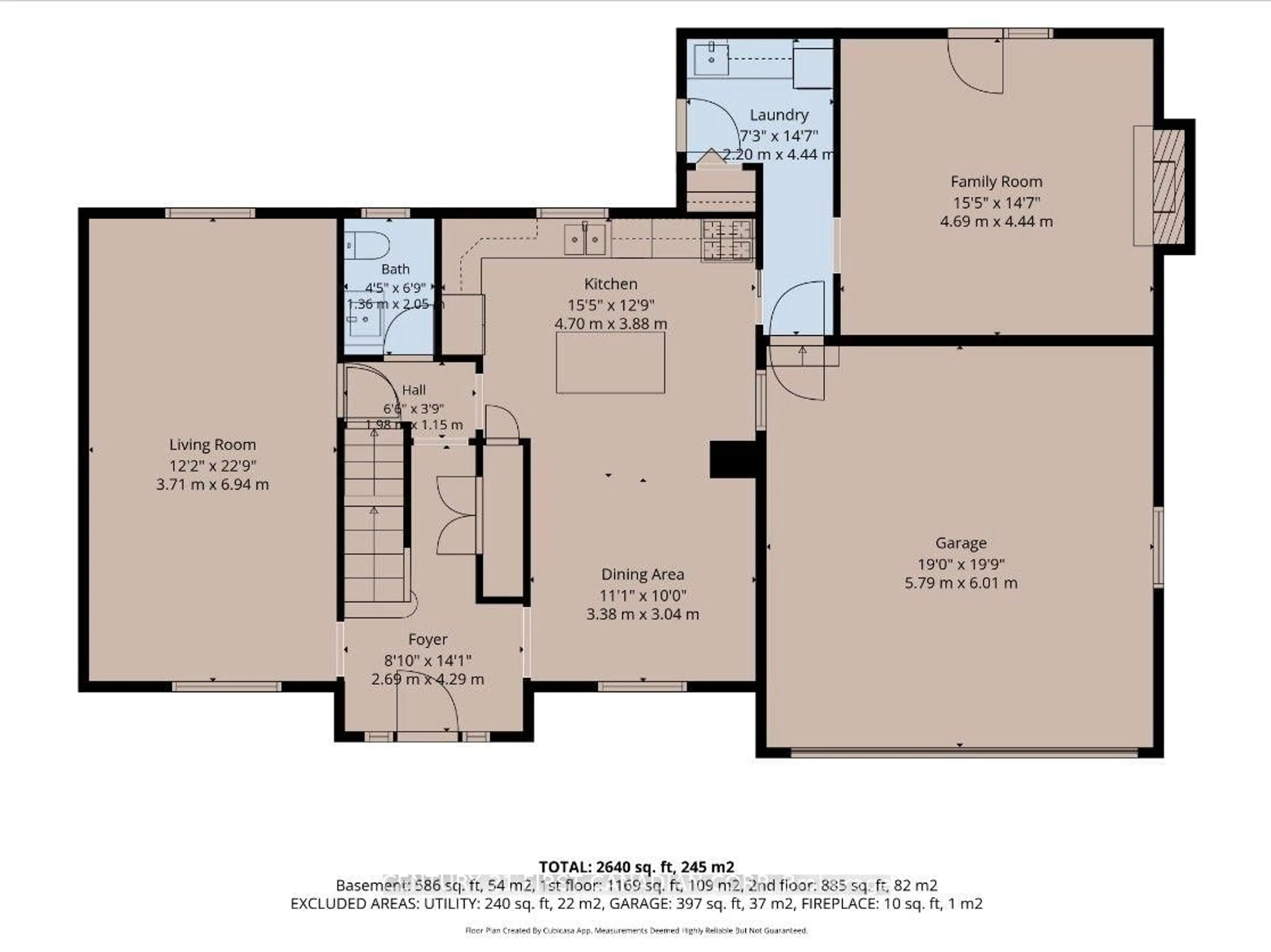 Floor plan for 8 Meredine Cres, London North Ontario N5X 1G5