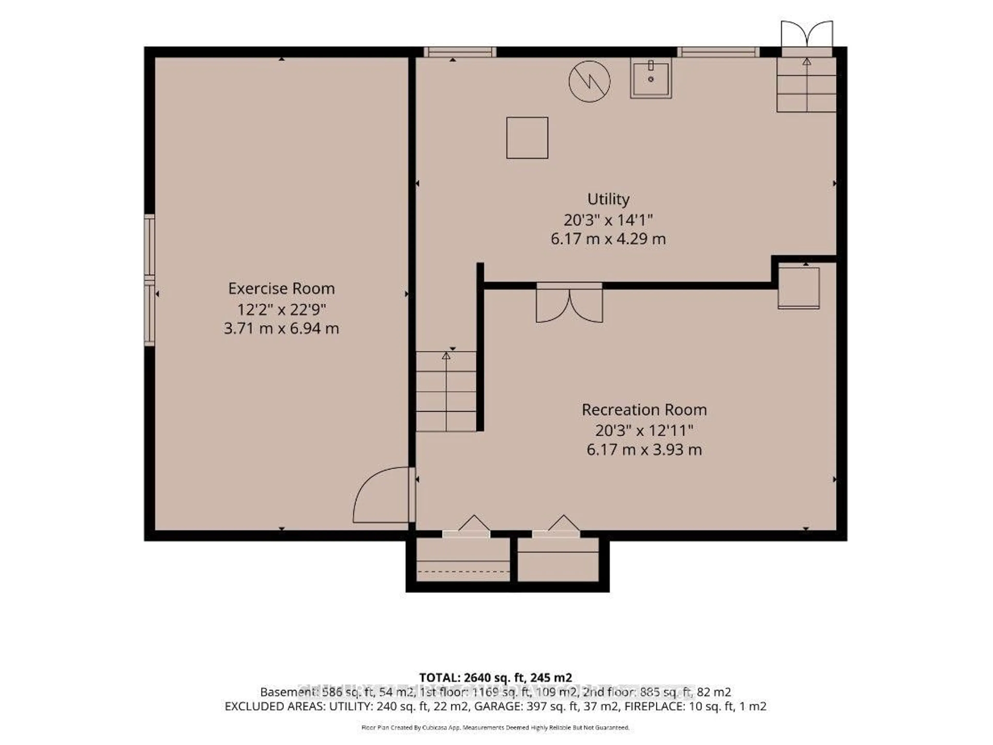 Floor plan for 8 Meridene Cres, London North Ontario N5X 1G5