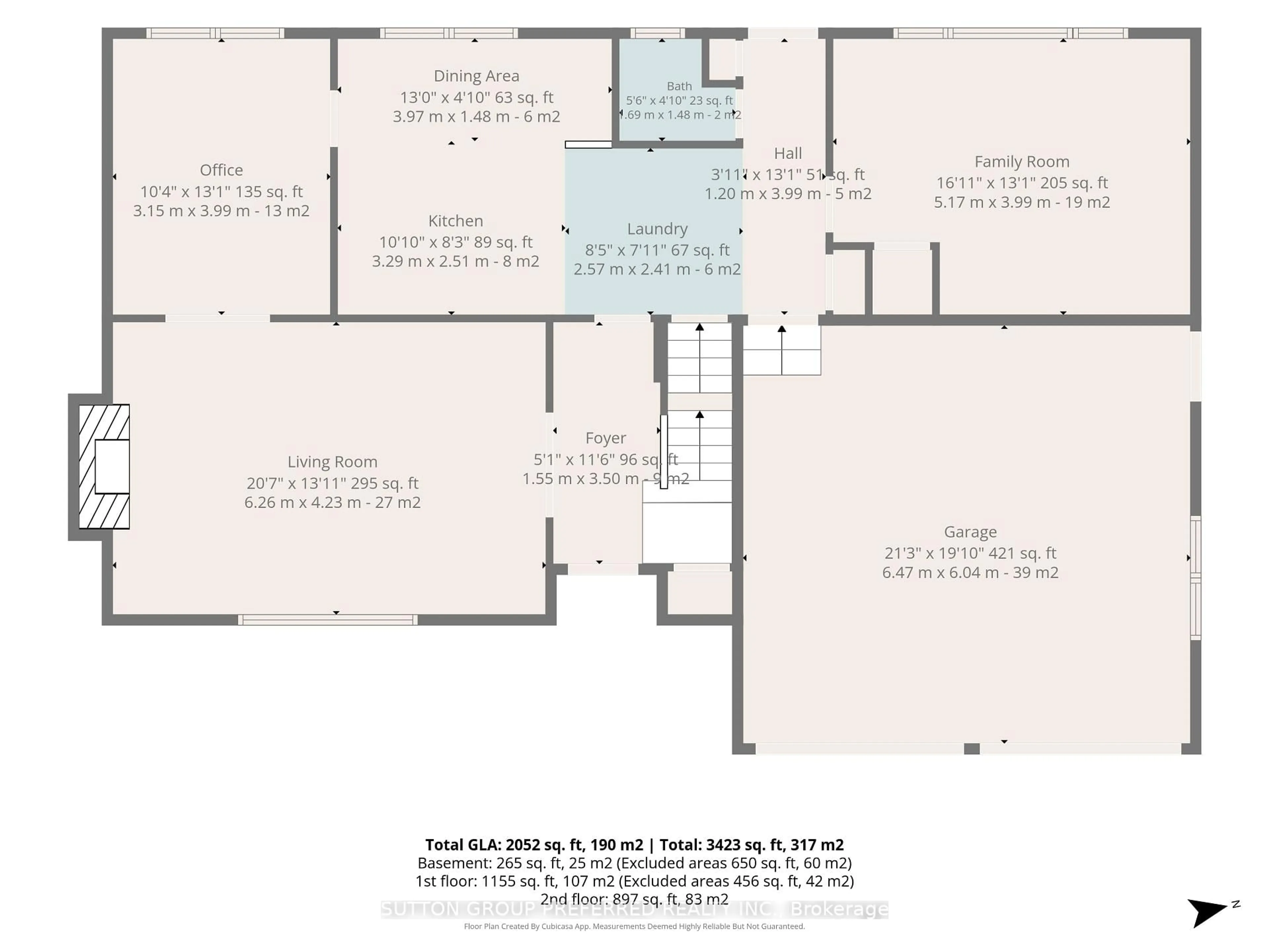 Floor plan for 603 Commissioners Rd, London South Ontario N6C 2T9