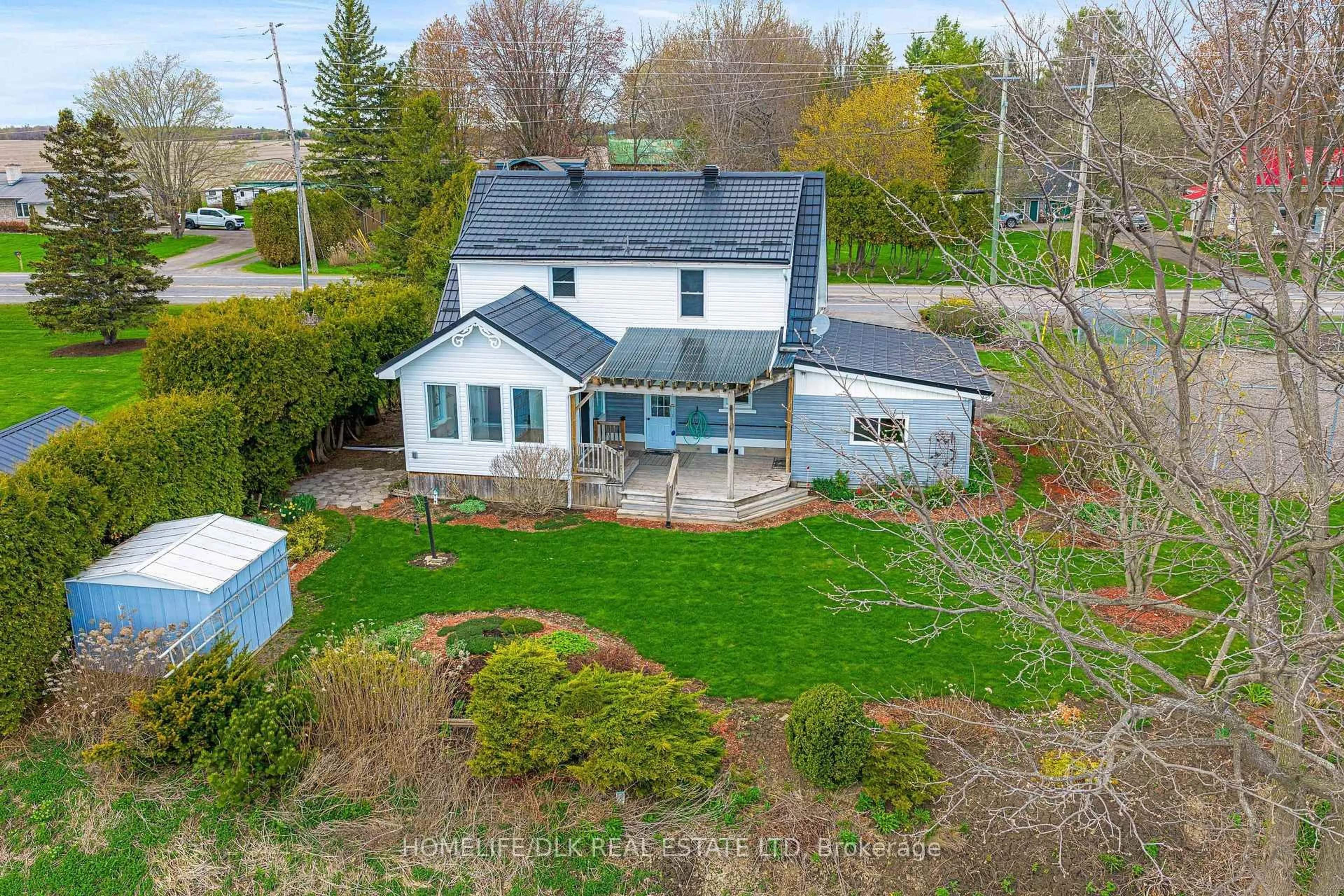 A pic from outside/outdoor area/front of a property/back of a property/a pic from drone, unknown for 719 County Road 2 Rd, Edwardsburgh/Cardinal Ontario K0E 1E0