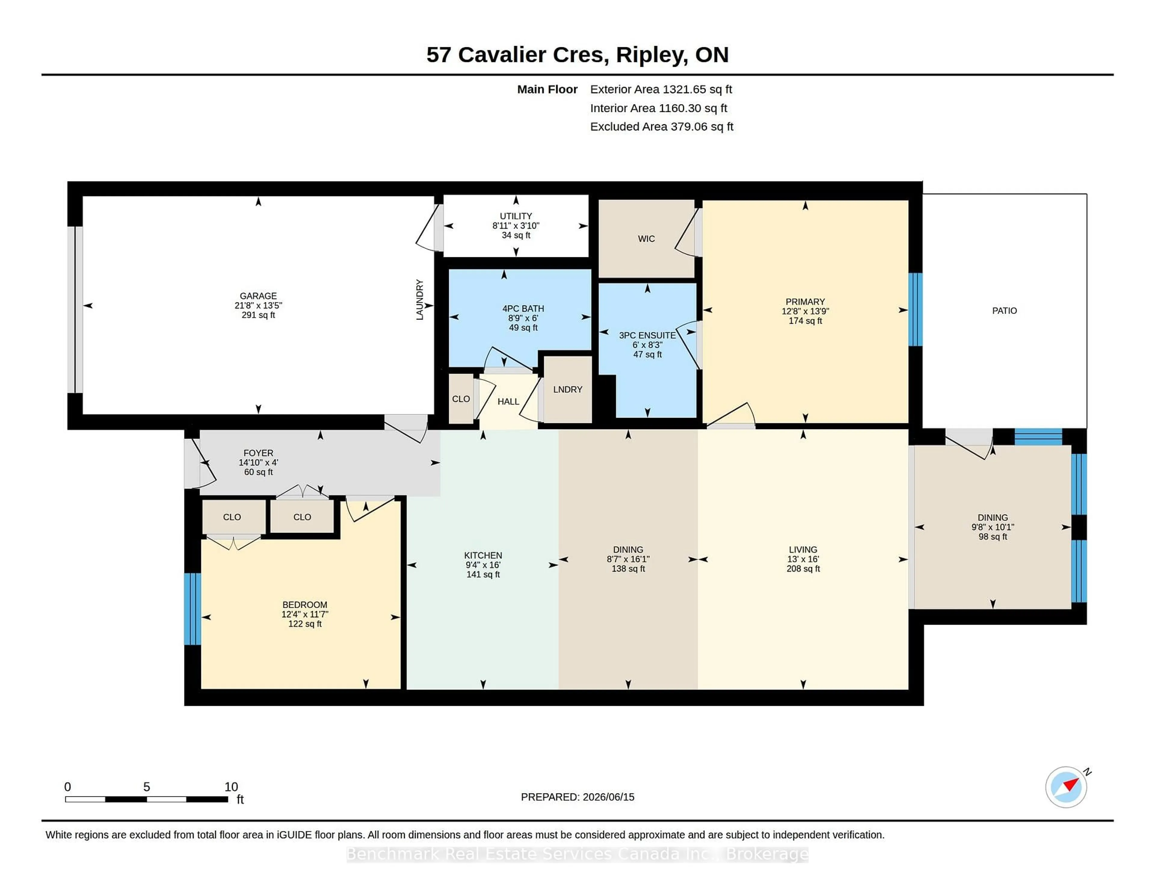 Floor plan for 57 Cavalier Cres, Huron-Kinloss Ontario N0G 2R0
