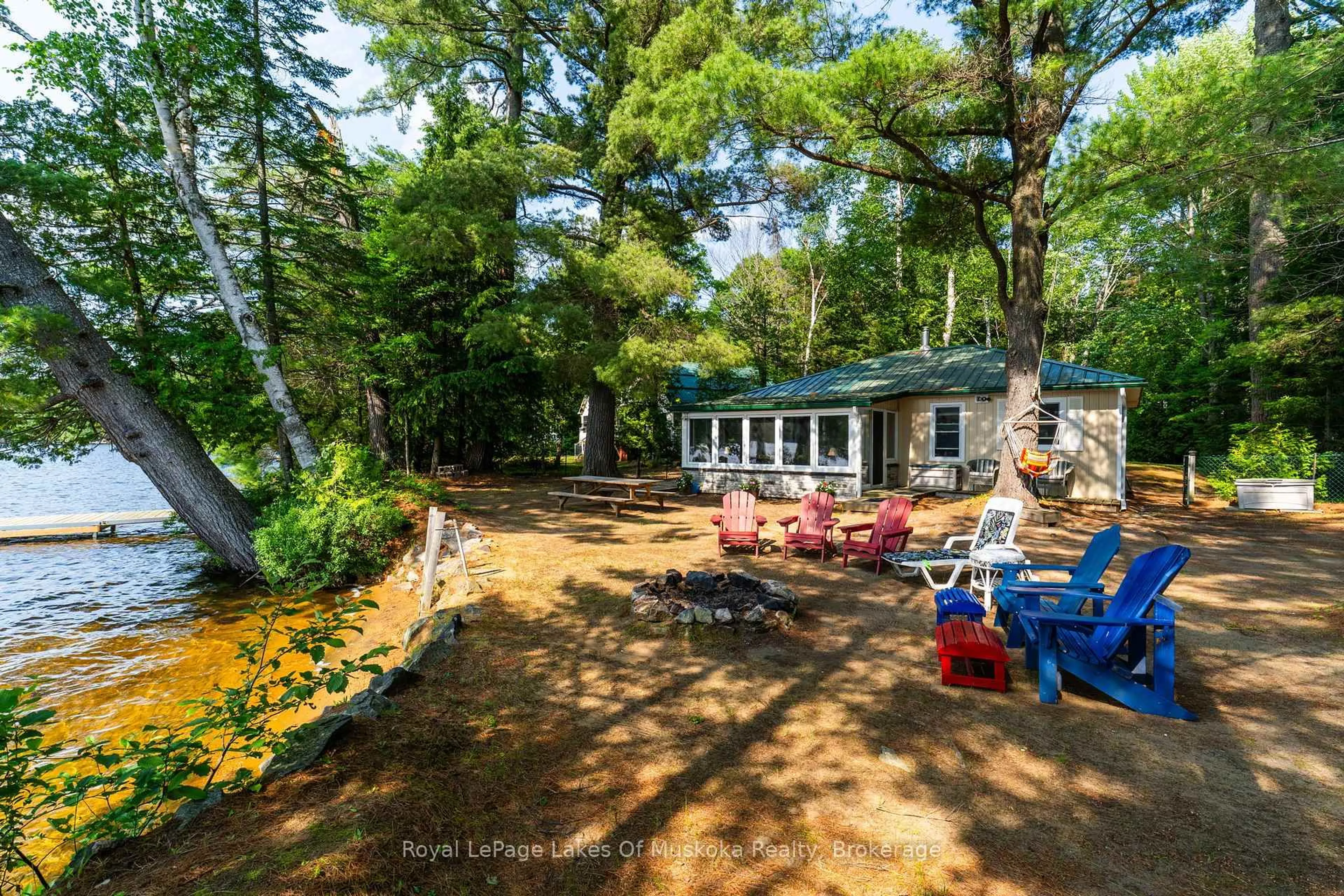 Patio, water/lake/river/ocean view for 1015 Goodlife Lane, Algonquin Highlands Ontario P0A 1E0