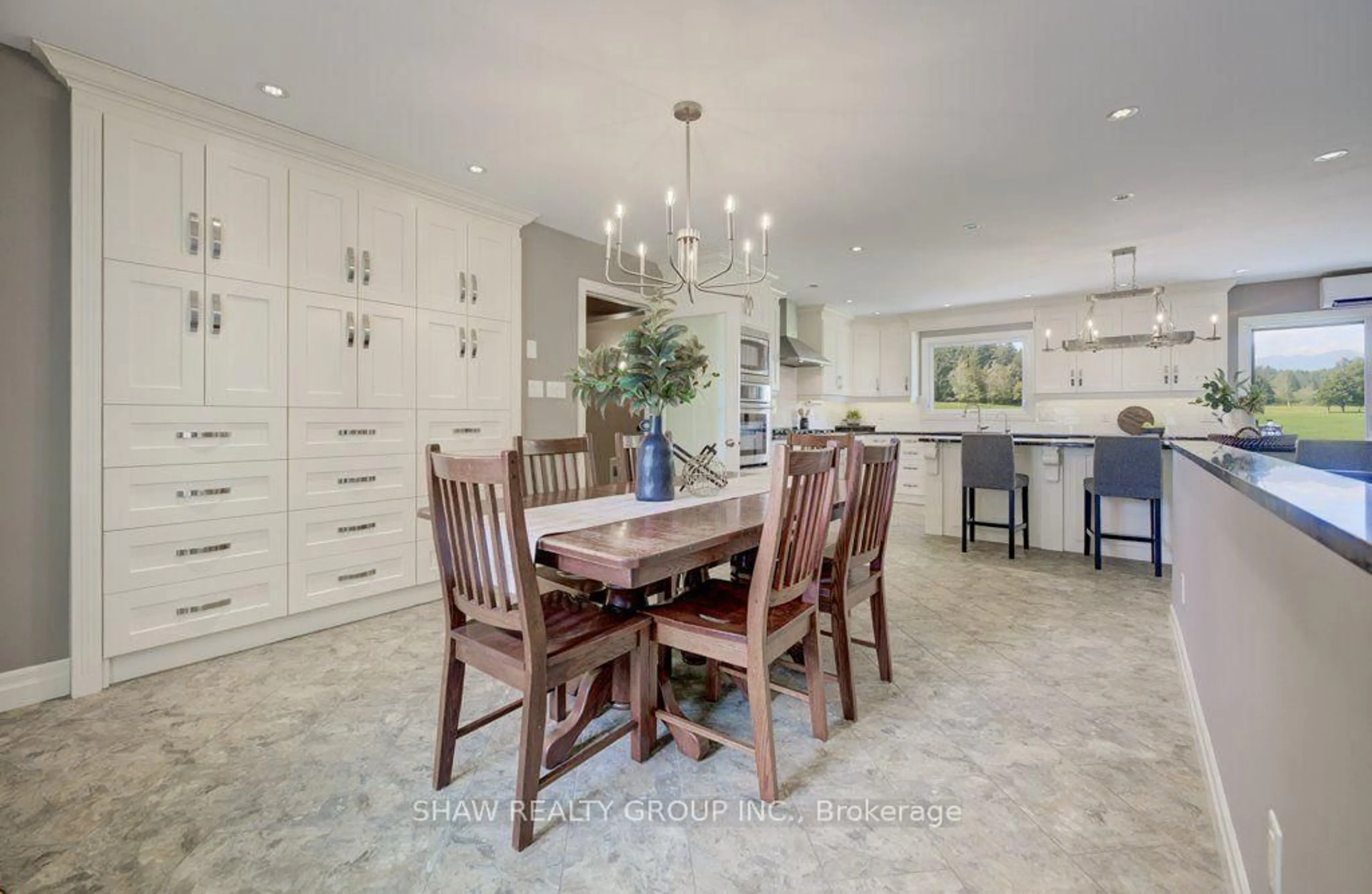Open concept kitchen, ceramic/tile floor for 3335 Lobsinger Line, Wellesley Ontario N0B 2M0